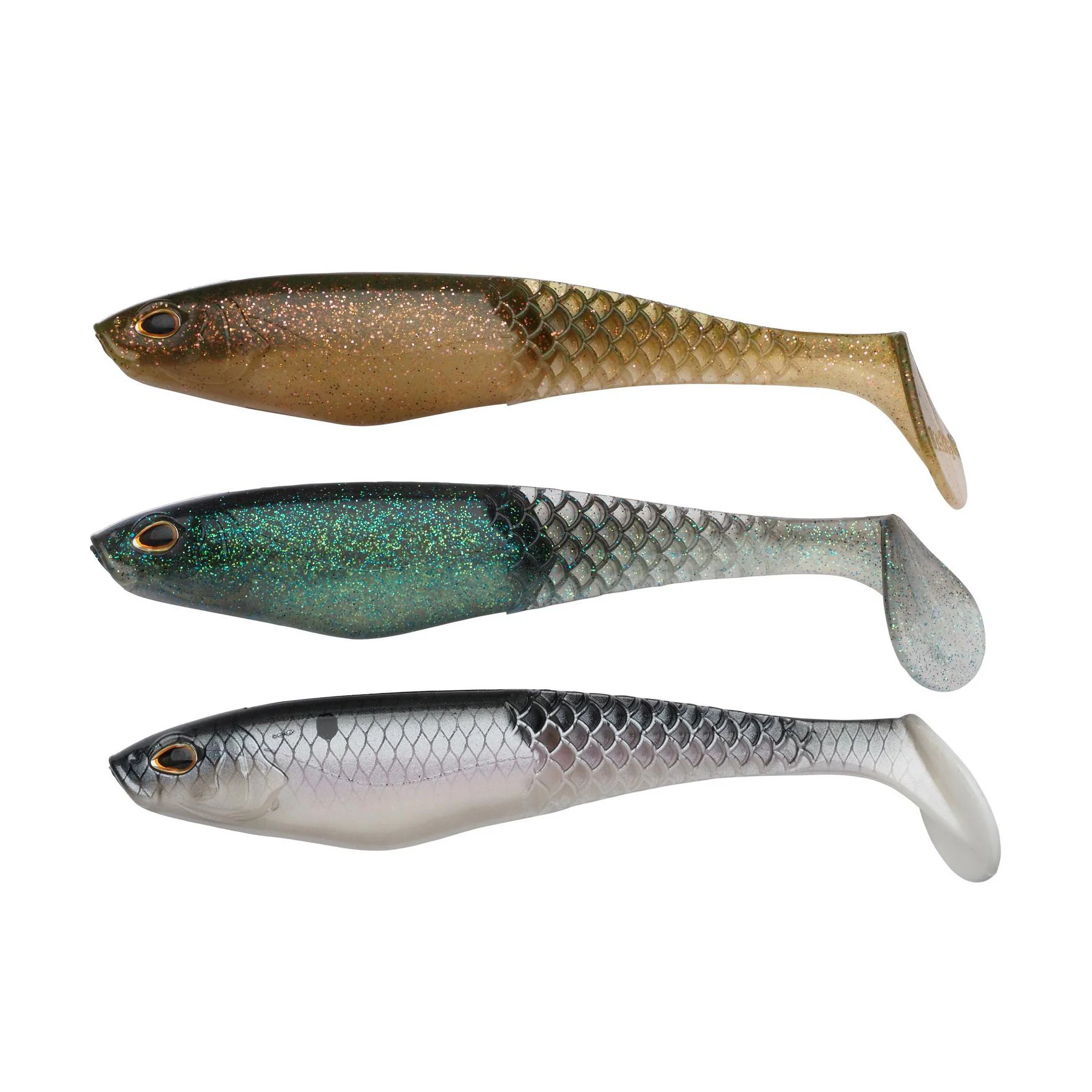 Berkley Cullshad 15 cm Clear Water Mix jigi 3 kpl/pkt - Image 2