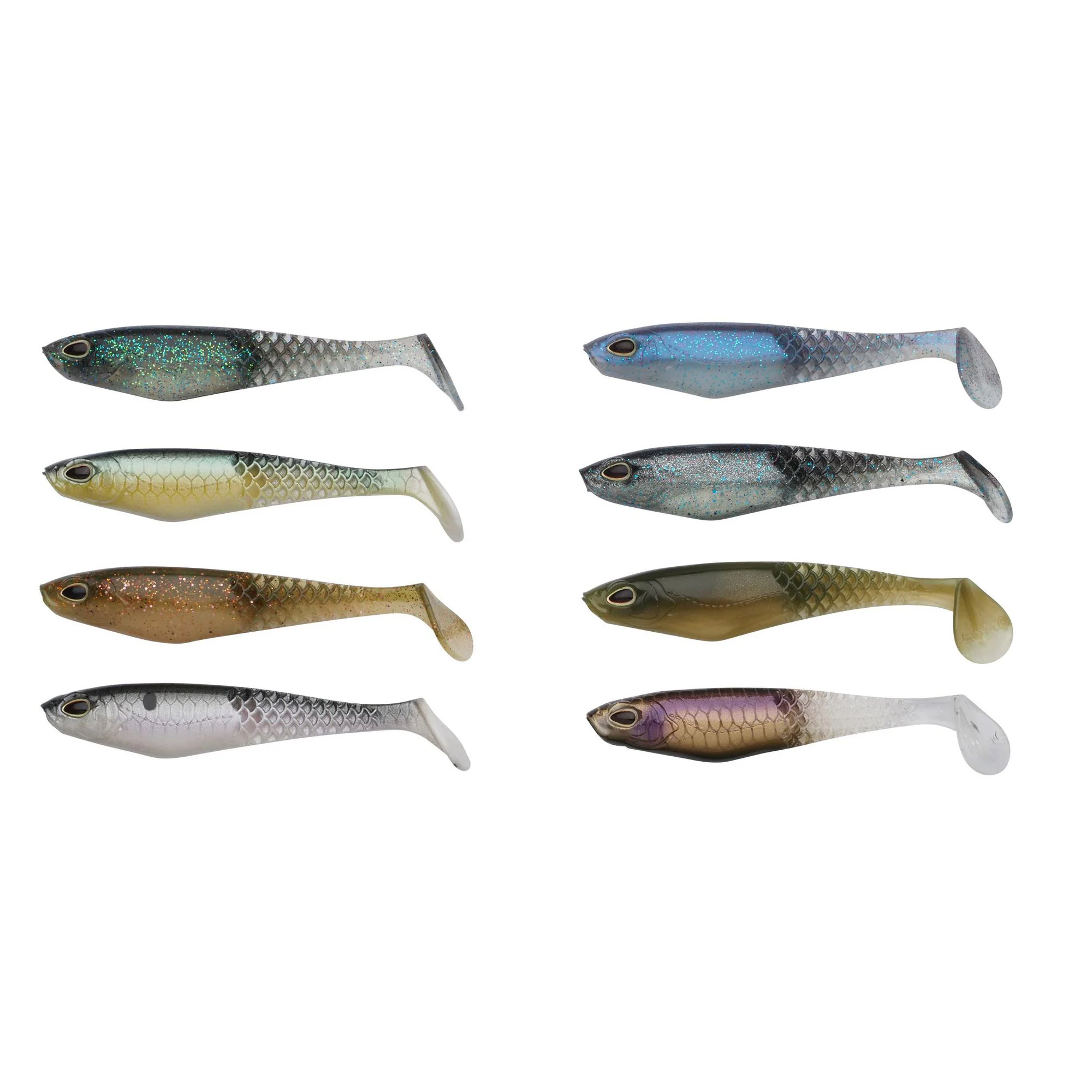 Berkley Cullshad 7,5 cm Clear Water Mix jigi 8 kpl/pkt - Image 2