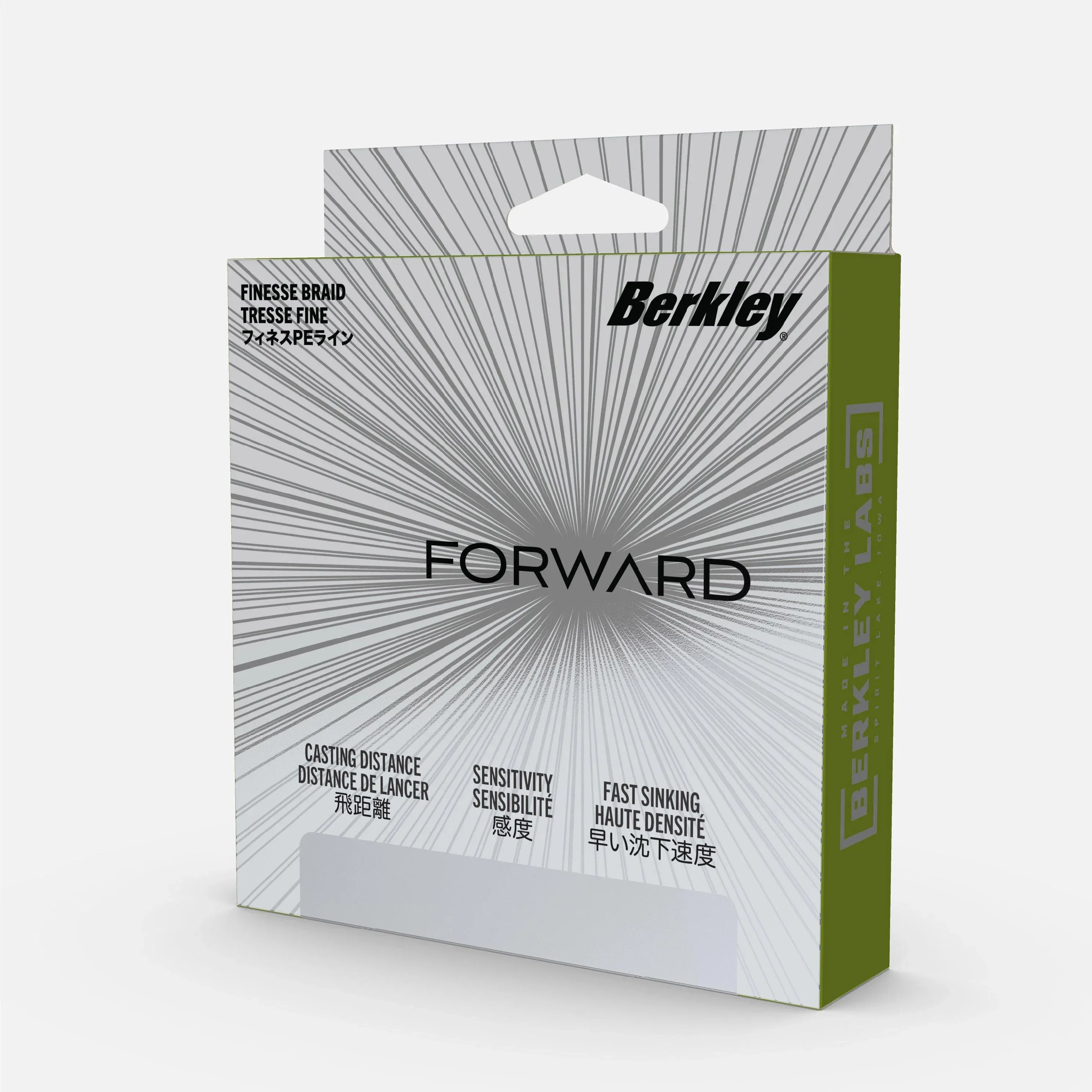 Berkley Forward Finesse Braid Low Vis Green 1800 m kuitusiima - Image 7