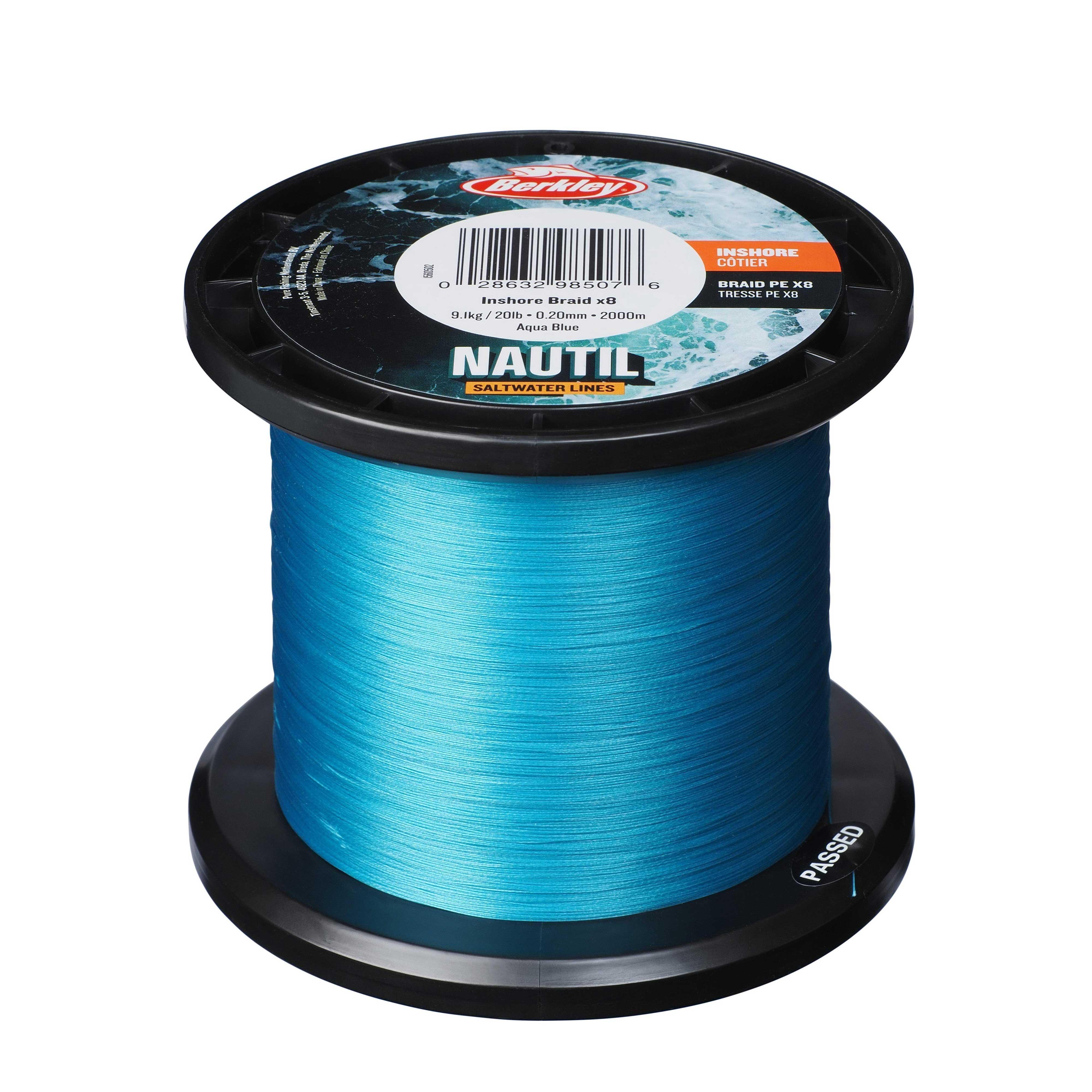 Berkley Nautil Inshore Braid AquaBlue 2000 m kuitusiima - Image 5