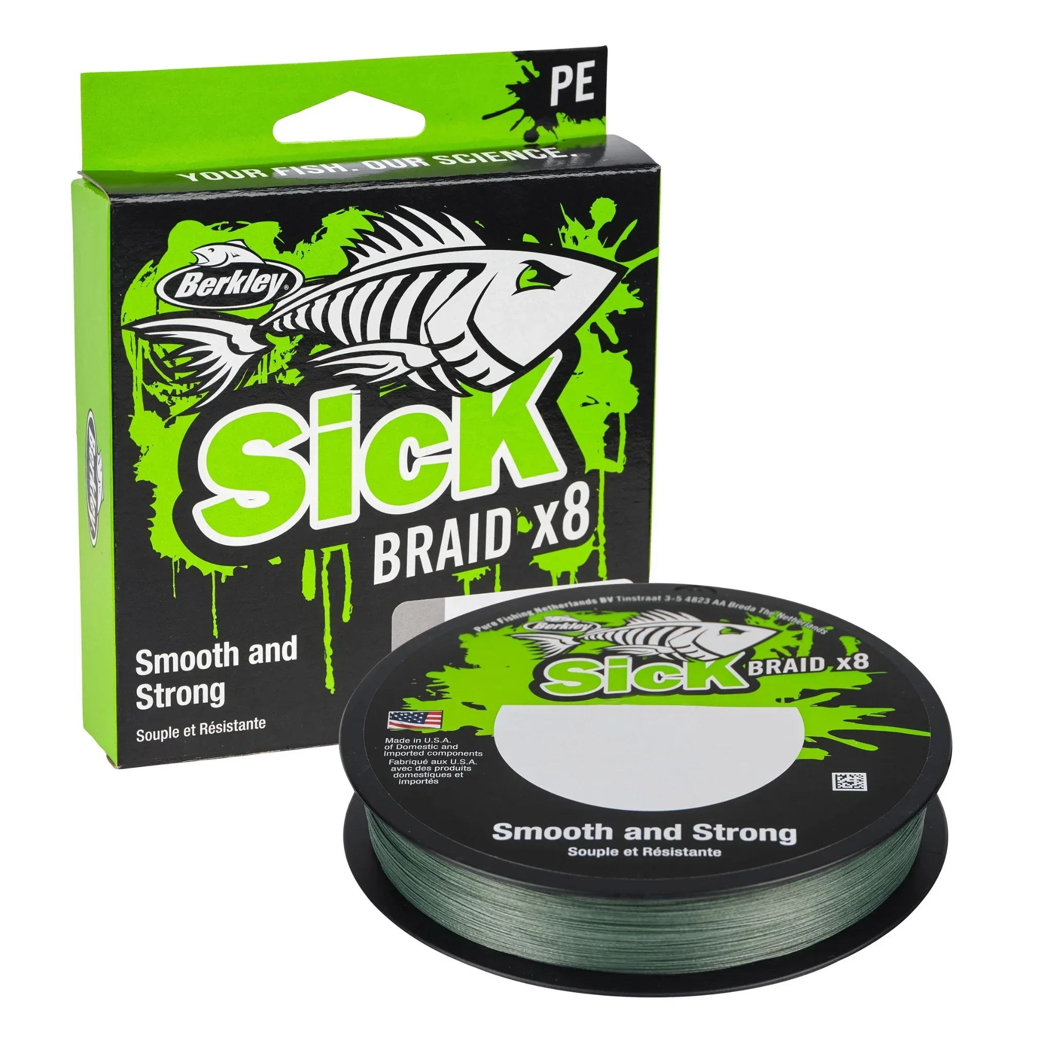 Berkley Sick Braid Hi-Viz Yellow 2000 m kuitusiima - Image 3