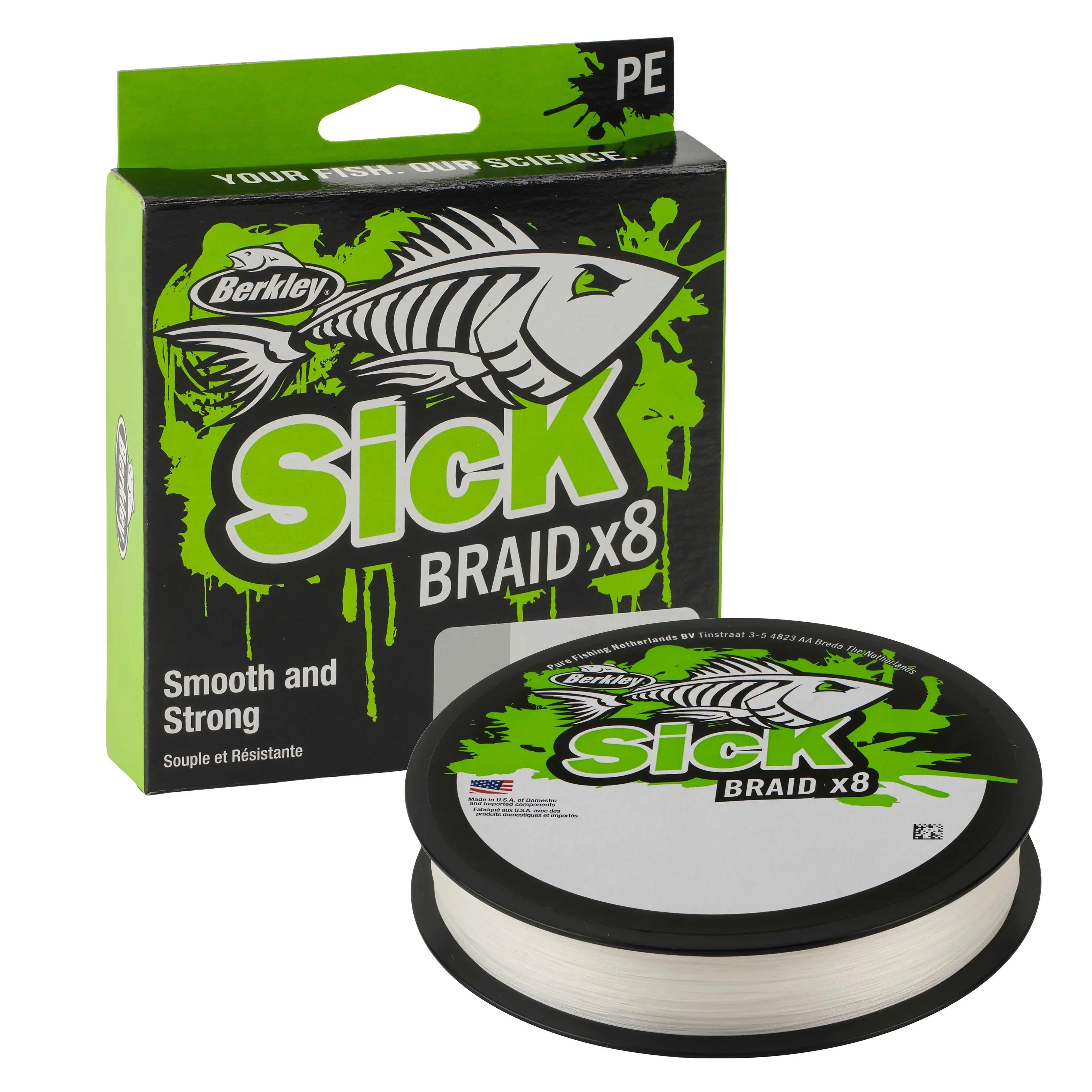 Berkley Sick Braid White 2000 m kuitusiima - Image 2