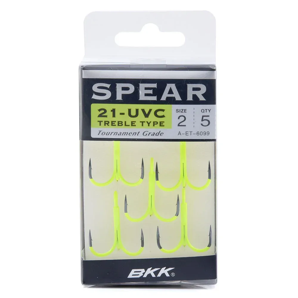 BKK Spear-21 UVC Chartreuse 3-haarakoukku