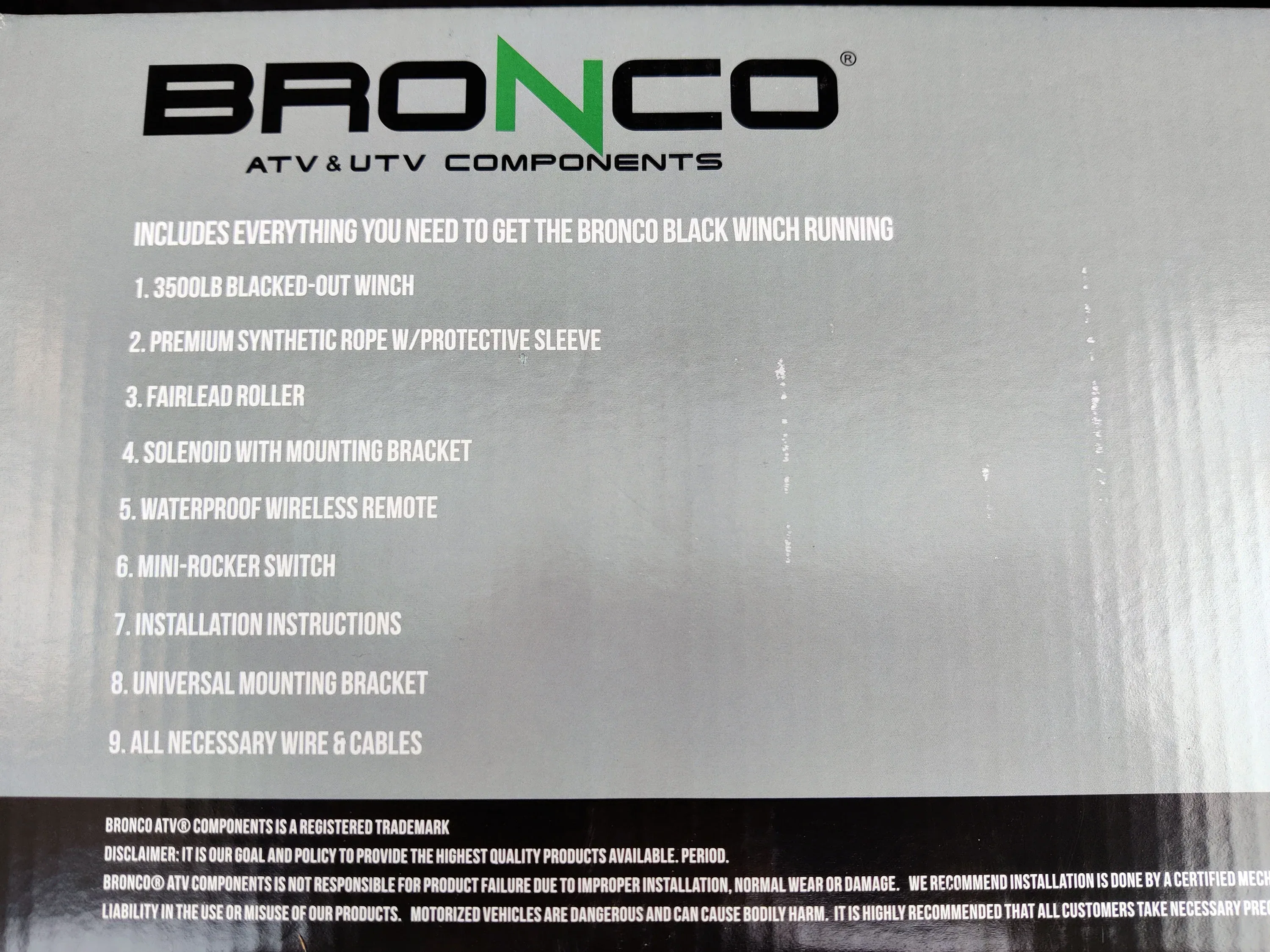 Bronco Black Edition 3500 sähkövinssi - Image 11