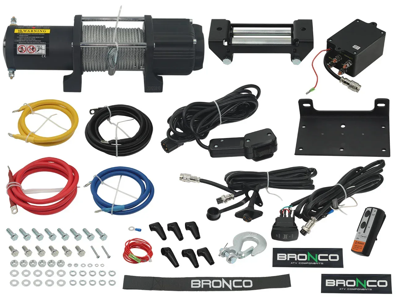 Bronco Gen II Winch 5000 Wire sähkövinssi - Image 3