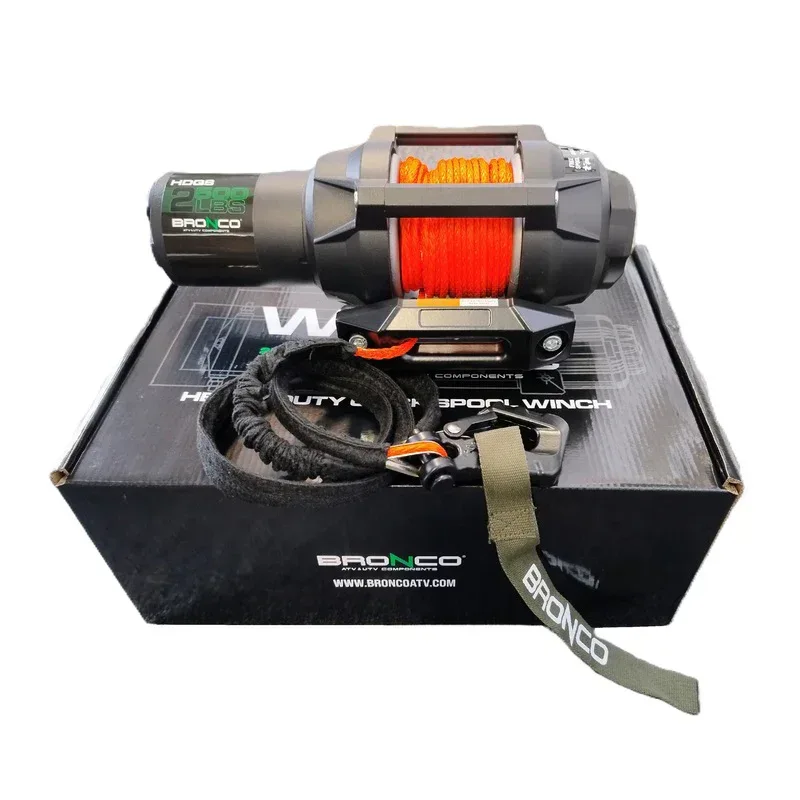 Bronco HDQS Heavy Duty Quick Spool 2500 sähkövinssi kaukosäätimellä 1133 kg - Image 5