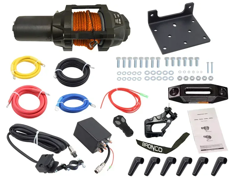Bronco HDQS Heavy Duty Quick Spool 3500 sähkövinssi kaukosäätimellä 1581 kg - Image 3