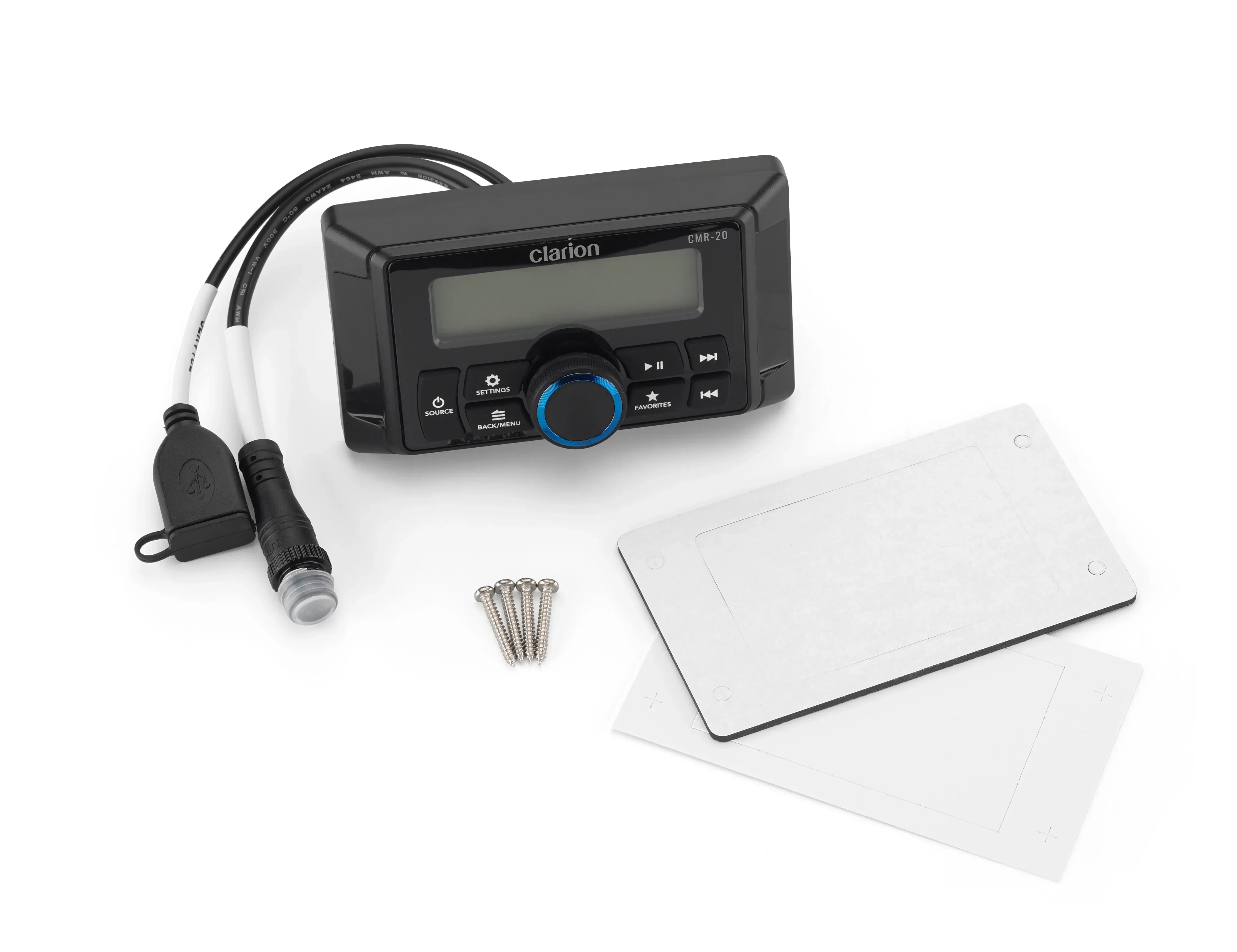 Clarion Marine CMR-20 Wired Remote - Image 3