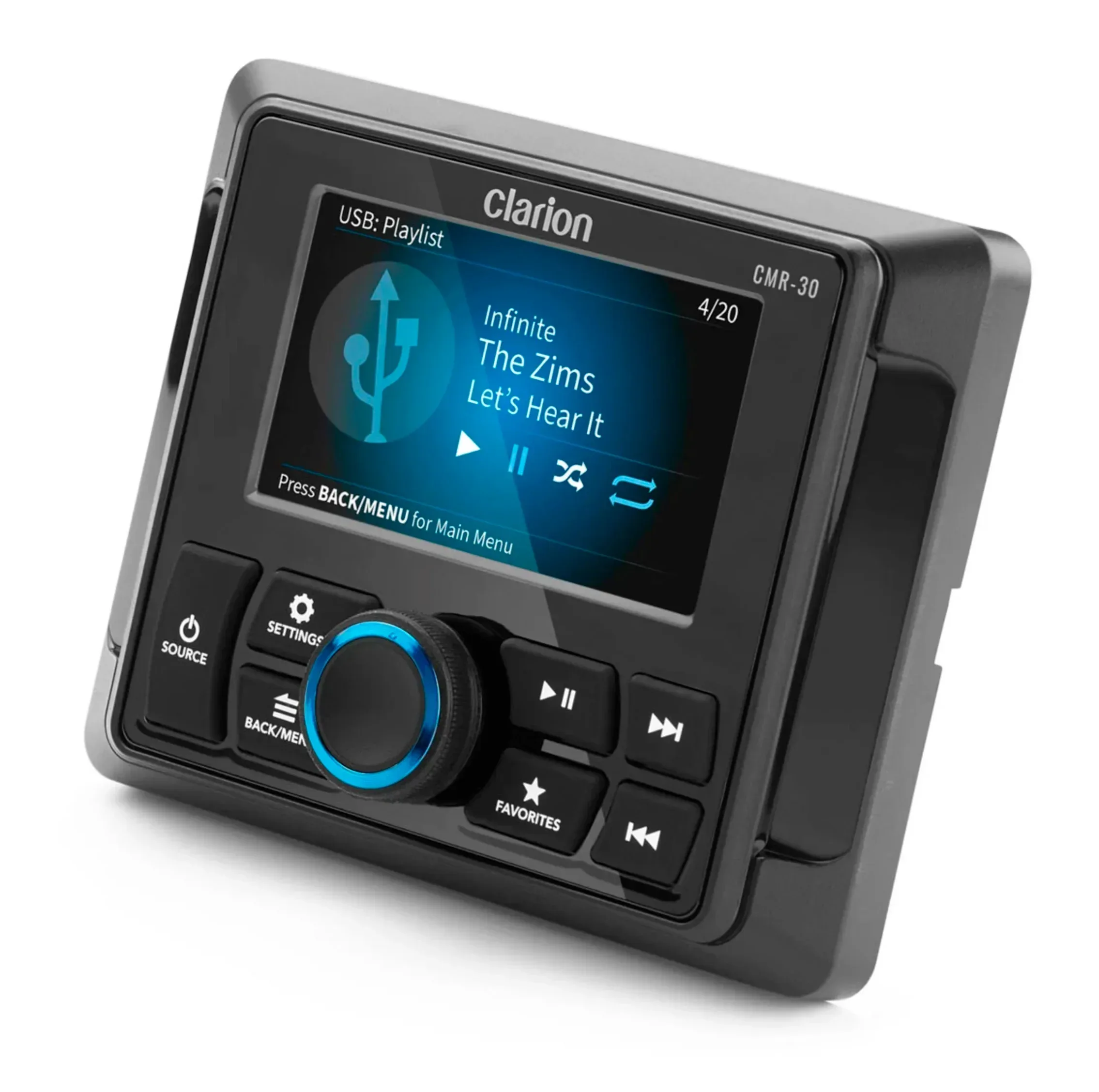 Clarion Marine CMR-30 Wired Remote - Image 2