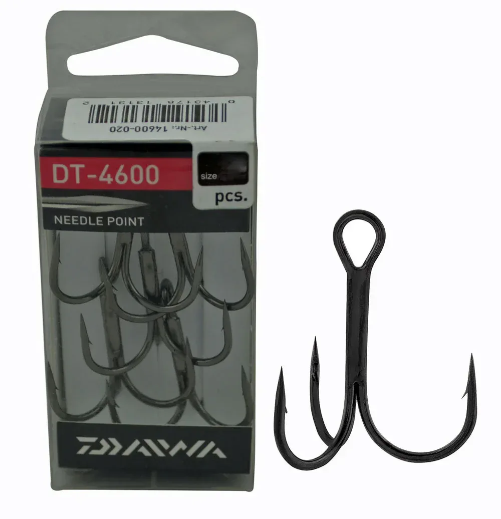 Daiwa DT 4600 3-haarakoukku 100 kpl/pkt