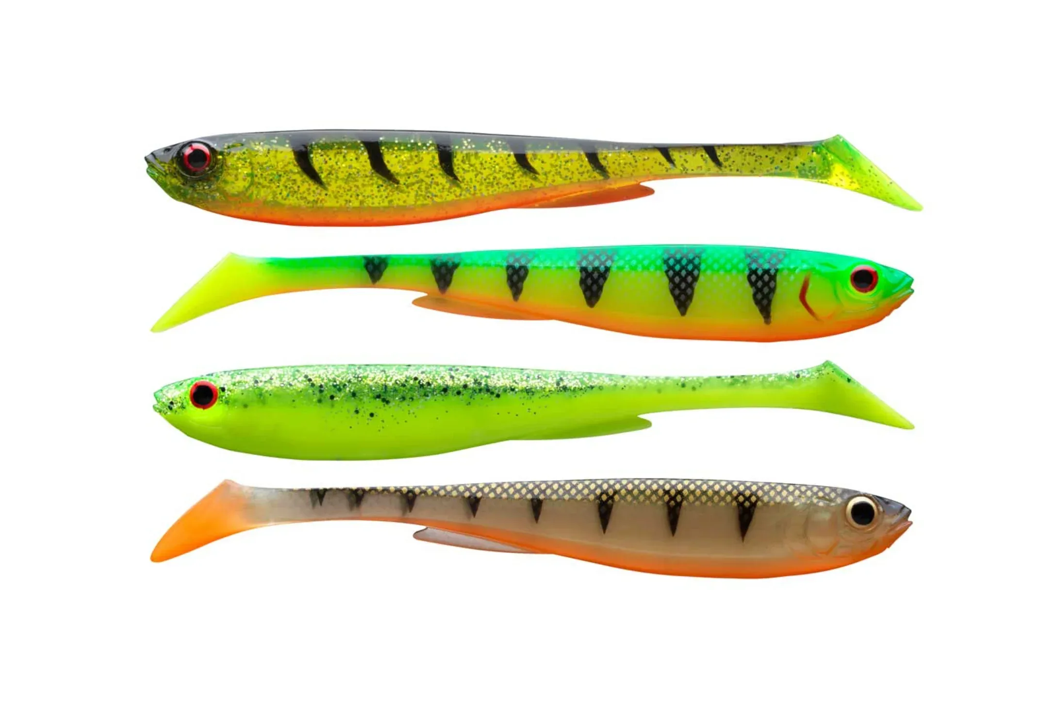 Daiwa Prorex Slim Shad Y Flash Color Set 13,5 cm jigi 4 kpl/pkt