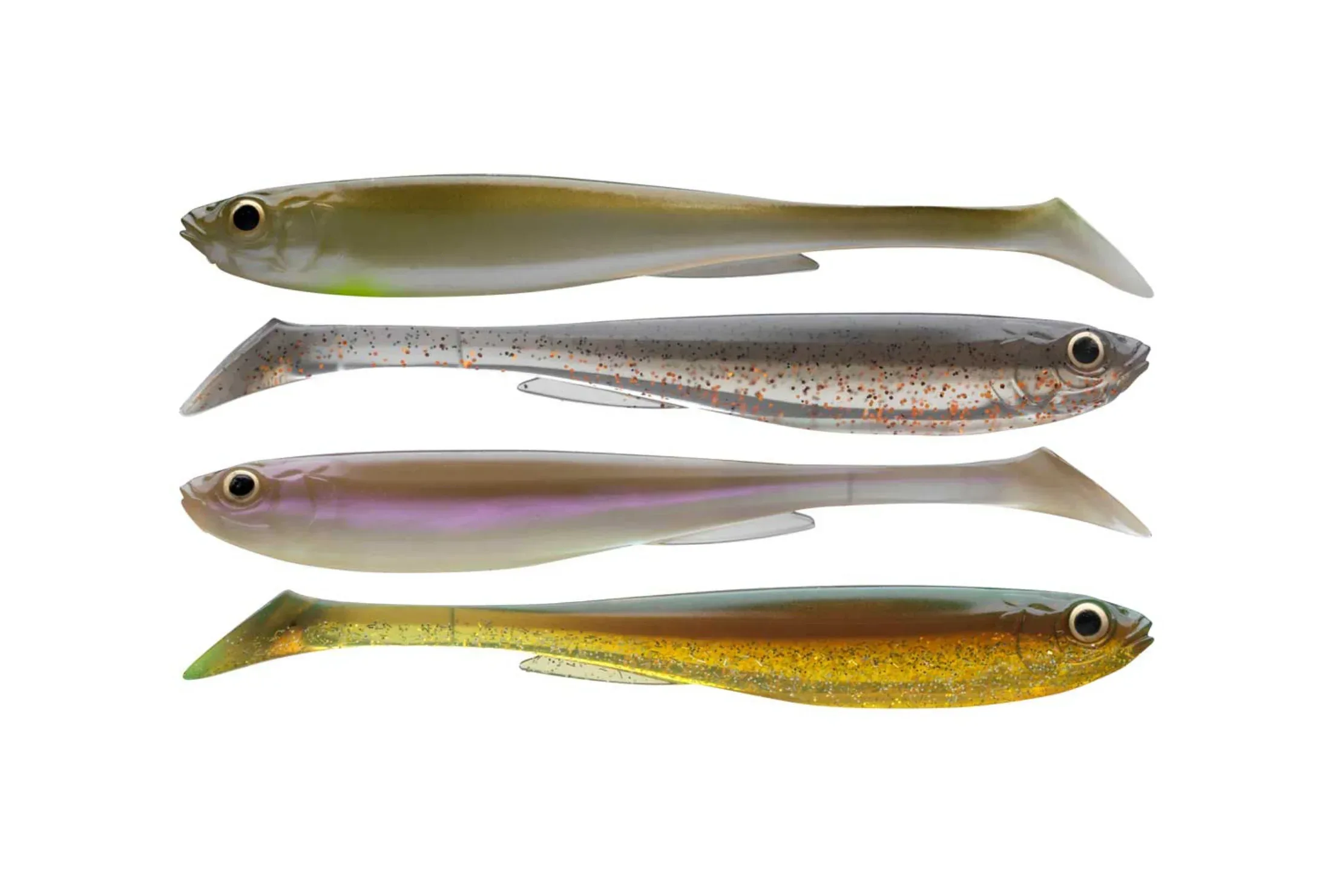 Daiwa Prorex Slim Shad Y Nature Color Set 7,5 cm jigi 5 kpl/pkt