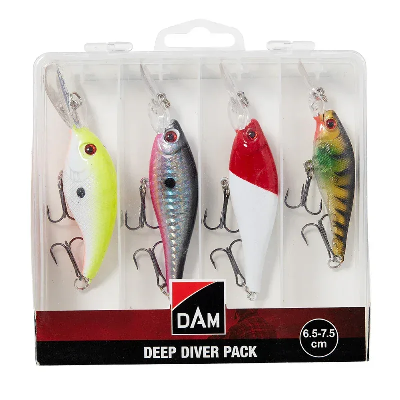 DAM Deep Diver Pack vaappulajitelma 4 kpl/pkt
