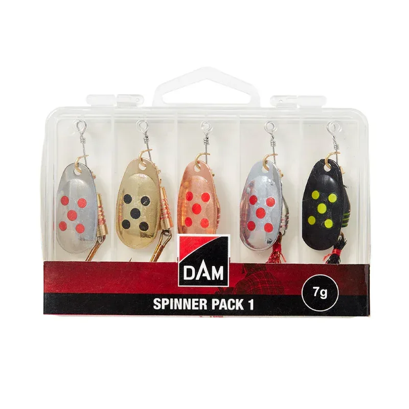 DAM Spinner Pack 7 g lippalajitelma 5 kpl/pkt