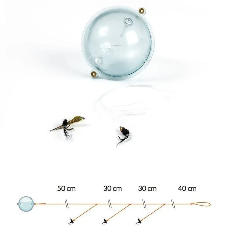 Fladen Fly Cast Kit Nymphs heittoperhosetti