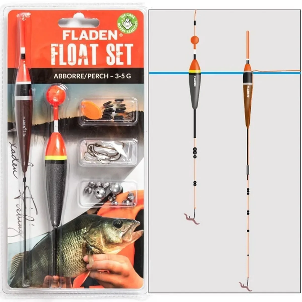 Fladen Perch Float Set 3-5 g täkyonkisetti - Image 2