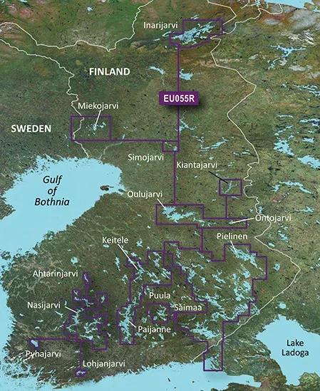Garmin BlueChart g3 HD HXEU055R Suomen järvet karttakortti