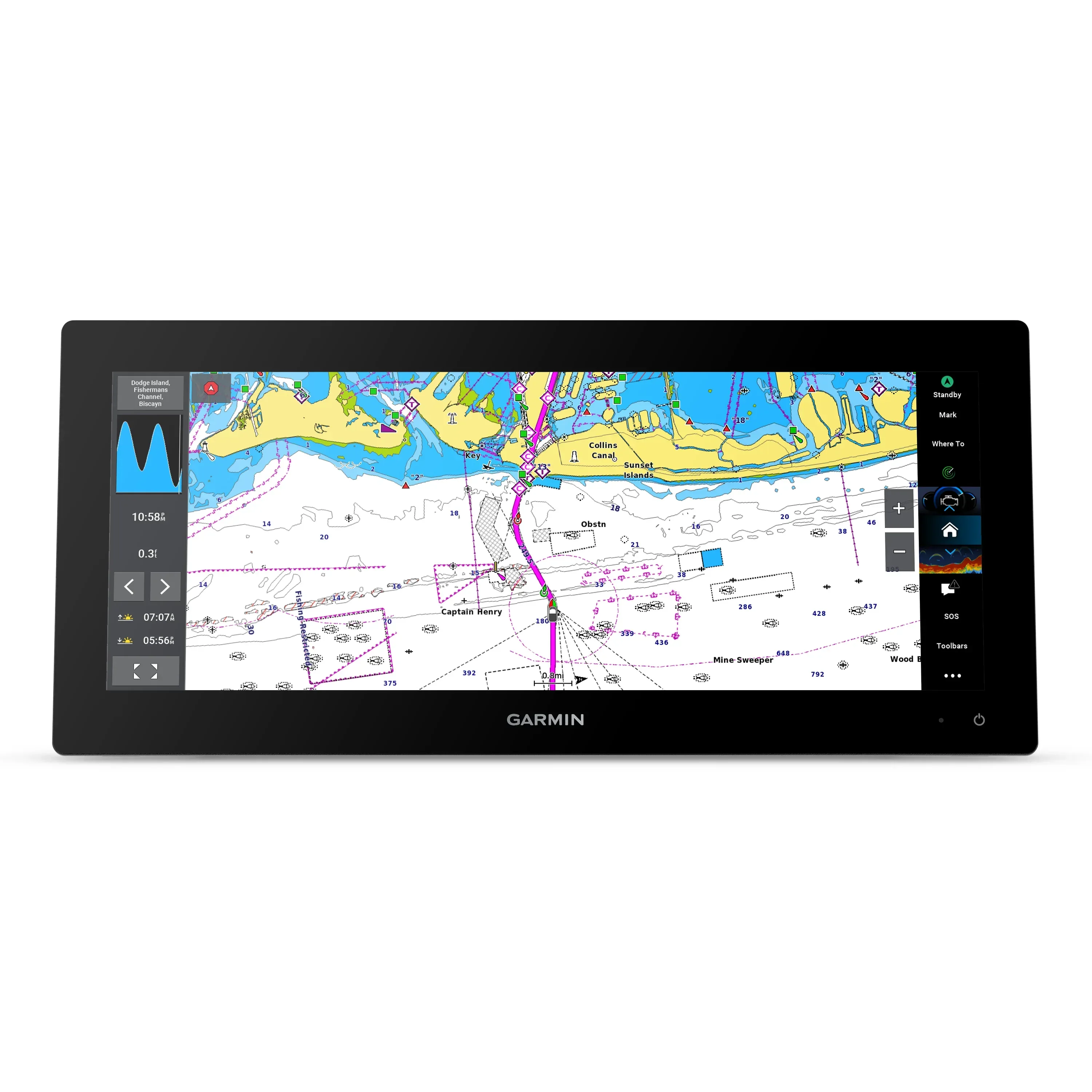 Garmin GPSMAP 1523xsv yhdistelmälaite - Image 8