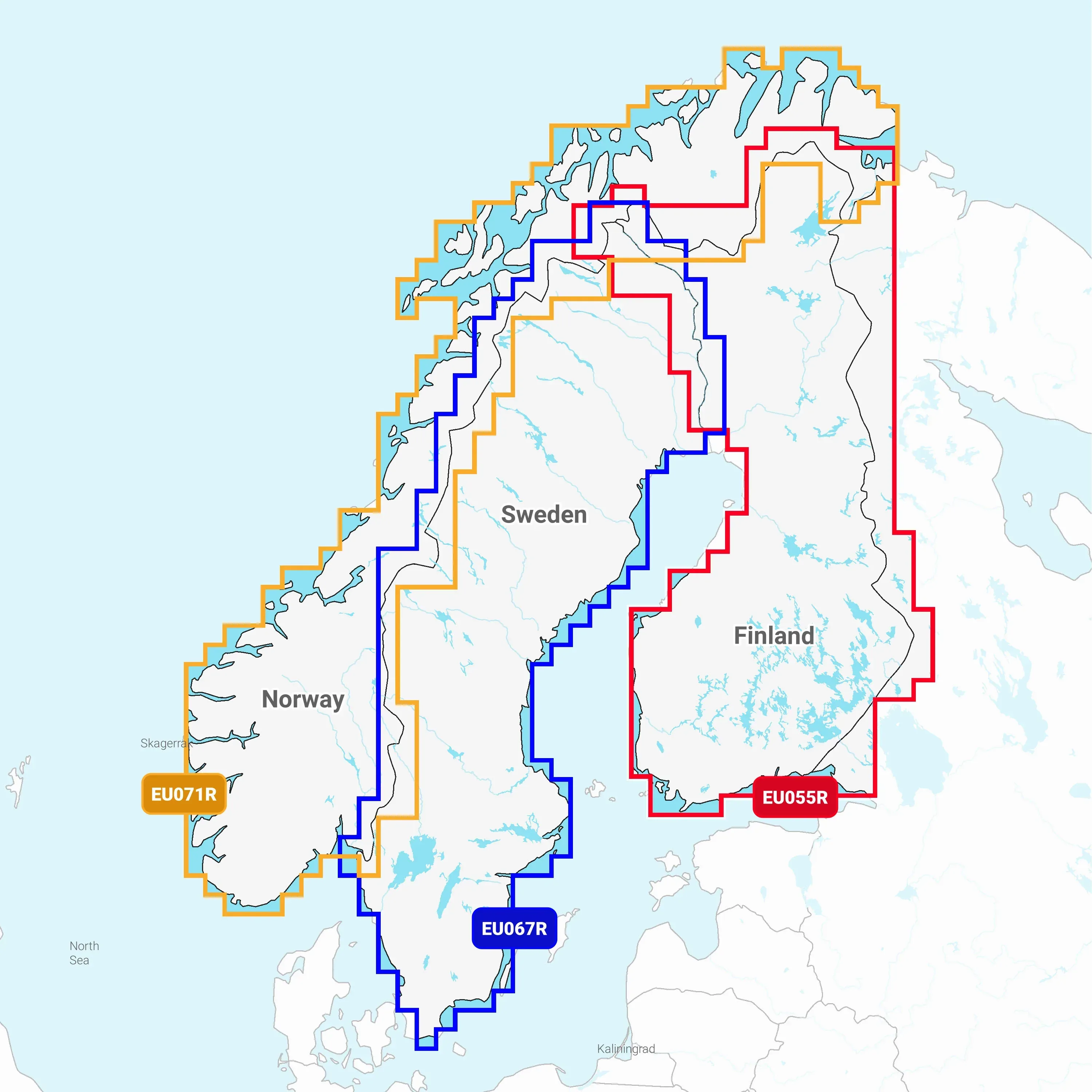 Garmin Navionics Vision+ EU055R Suomen järvet karttakortti - Image 2