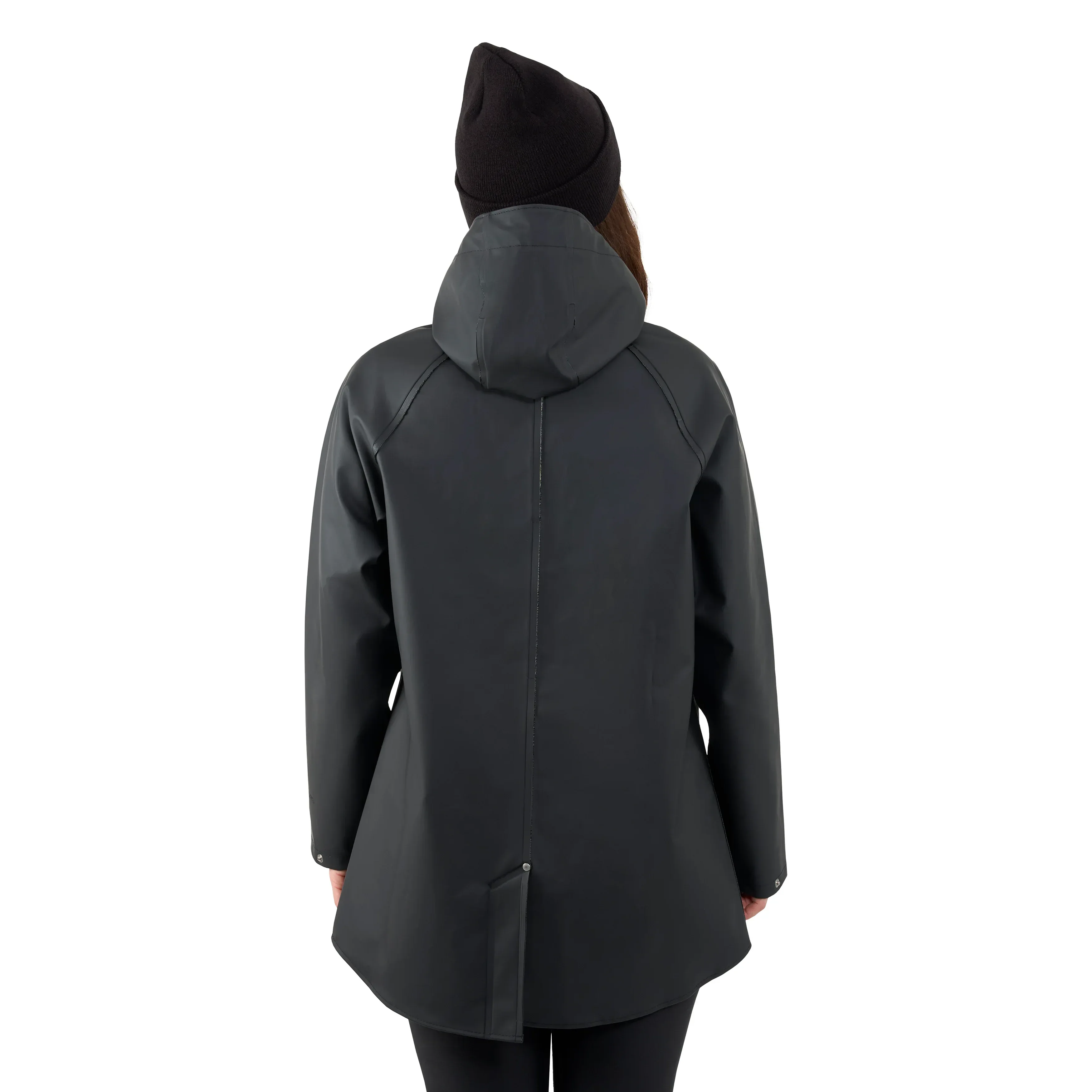 Grundens 1926 Regnkläder Coat Black naisten sadetakki - Image 6