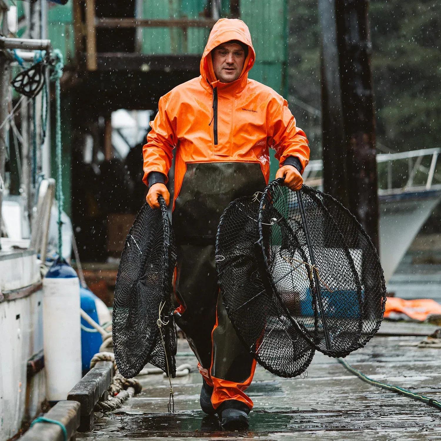 Grundens Neptune Armored Anorak takki - Image 4