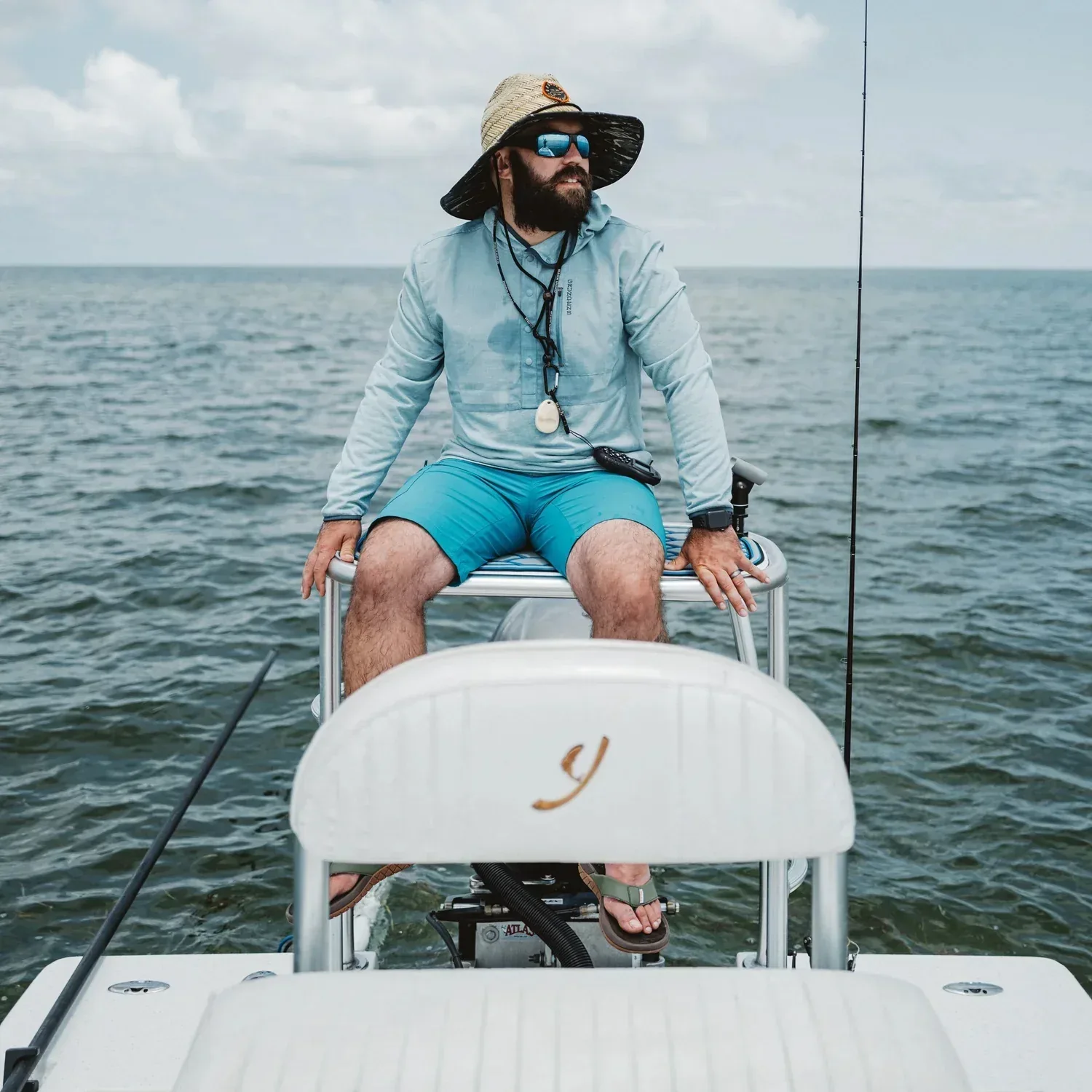 Grundens Waterman Straw Hat hellehattu - Image 5