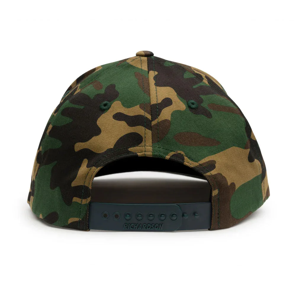 Grundens We Are Fishing Camo Trucker Snapback lippis - Image 2