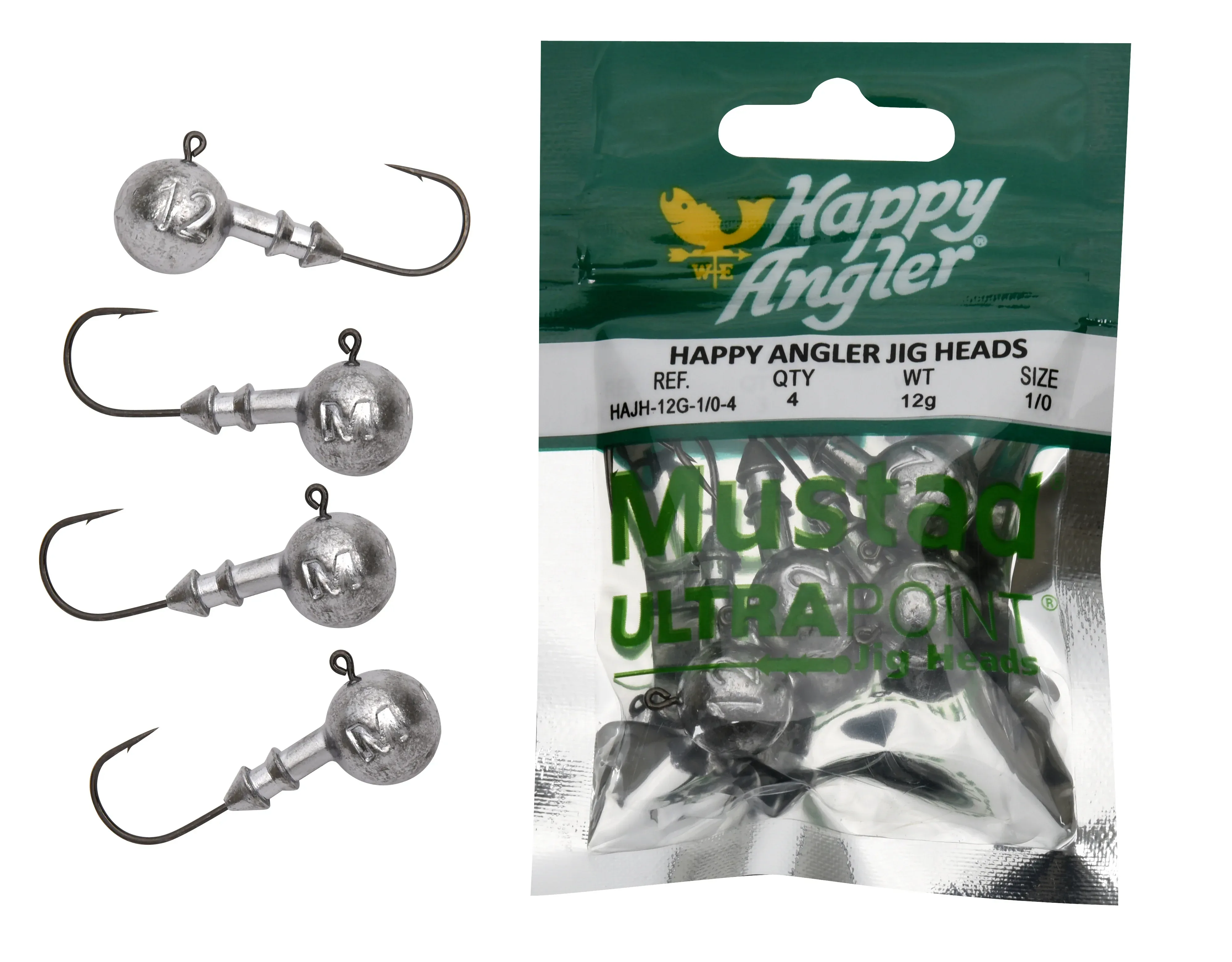 Happy Angler Mustad UltraPoint jigipäälajitelma Kuha 88 kpl/pkt
