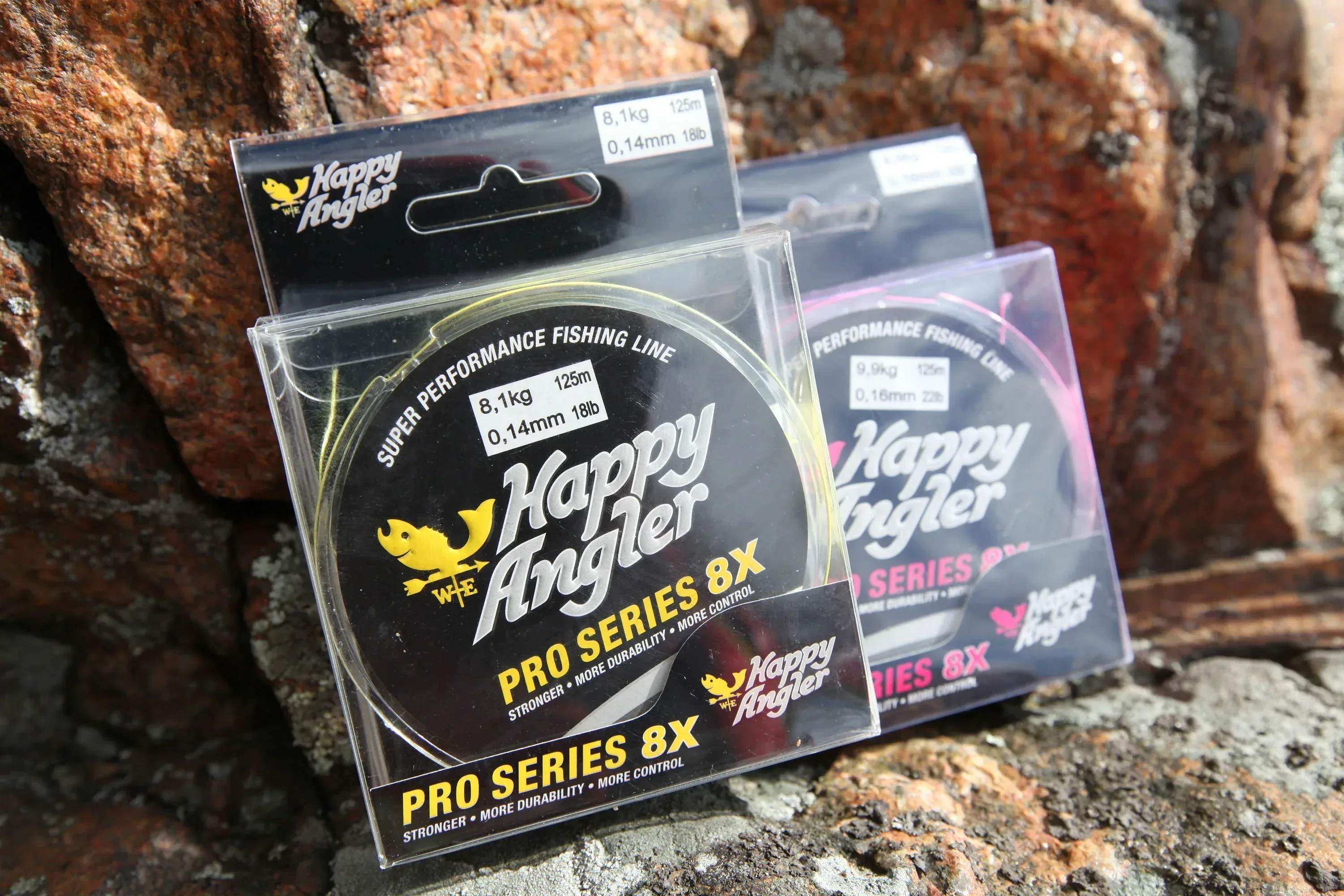 Happy Angler Pro Series 8X 125 m keltainen kuitusiima - Image 4