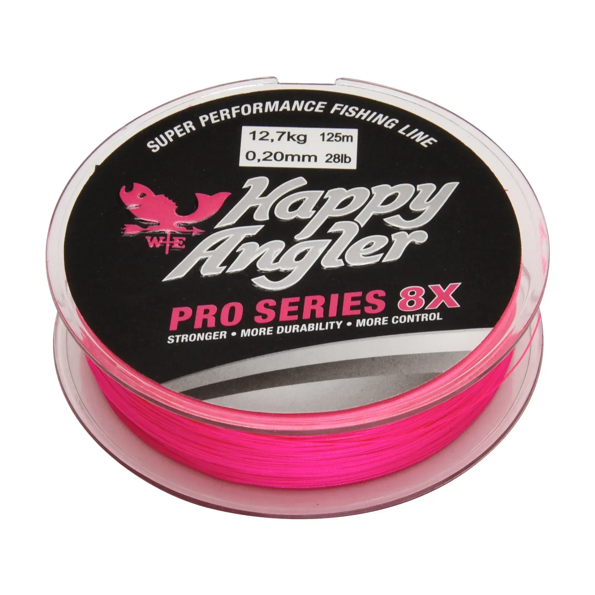 Happy Angler Pro Series 8X 125 m pinkki kuitusiima - Image 2