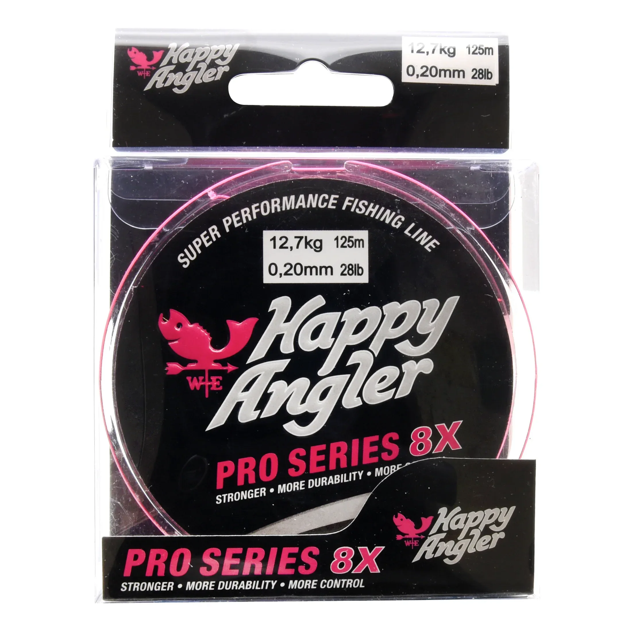 Happy Angler Pro Series 8X 125 m pinkki kuitusiima - Image 3