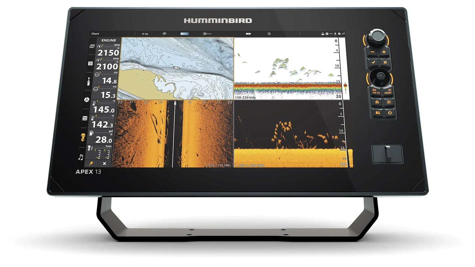 Humminbird APEX 13 MEGA SI+ yhdistelmälaite (ei anturia) - Image 3