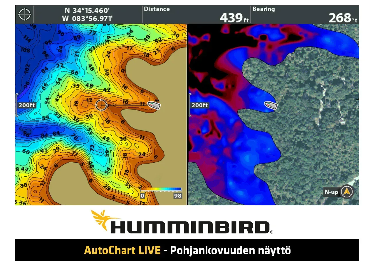 Humminbird APEX 13 MEGA SI+ yhdistelmälaite (ei anturia) - Image 7