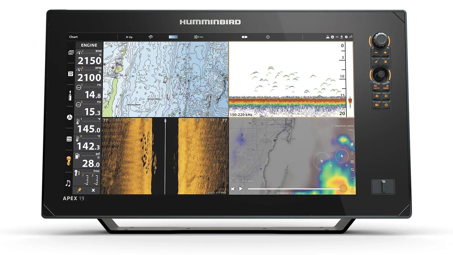 Humminbird APEX 19 MEGA SI+ yhdistelmälaite - Image 3