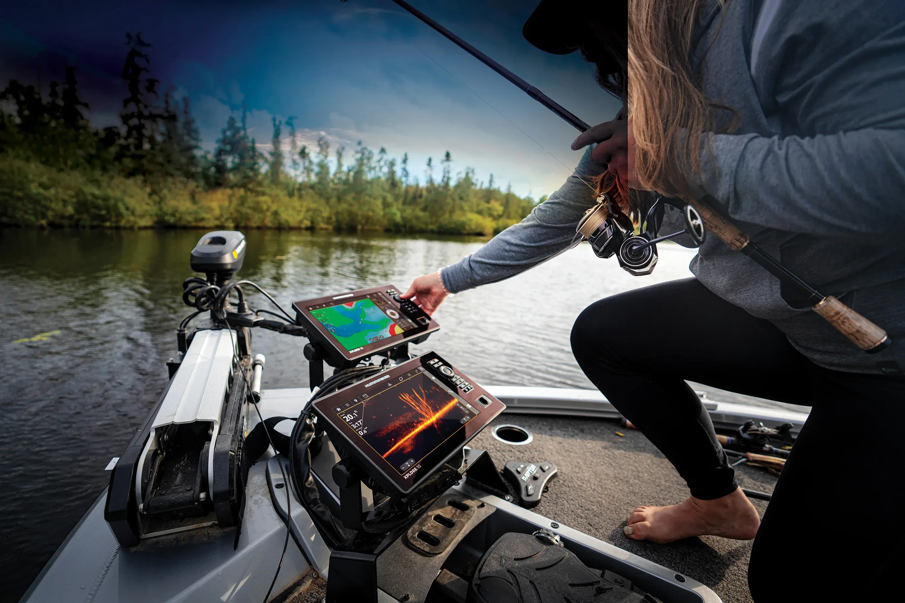 Humminbird XPLORE 12 CHO yhdistelmälaite ilman anturia - Image 9