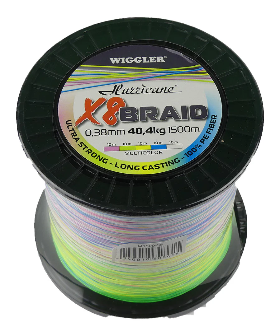 Hurricane X8 Braid Multicolor 1500 m kuitusiima - Image 2