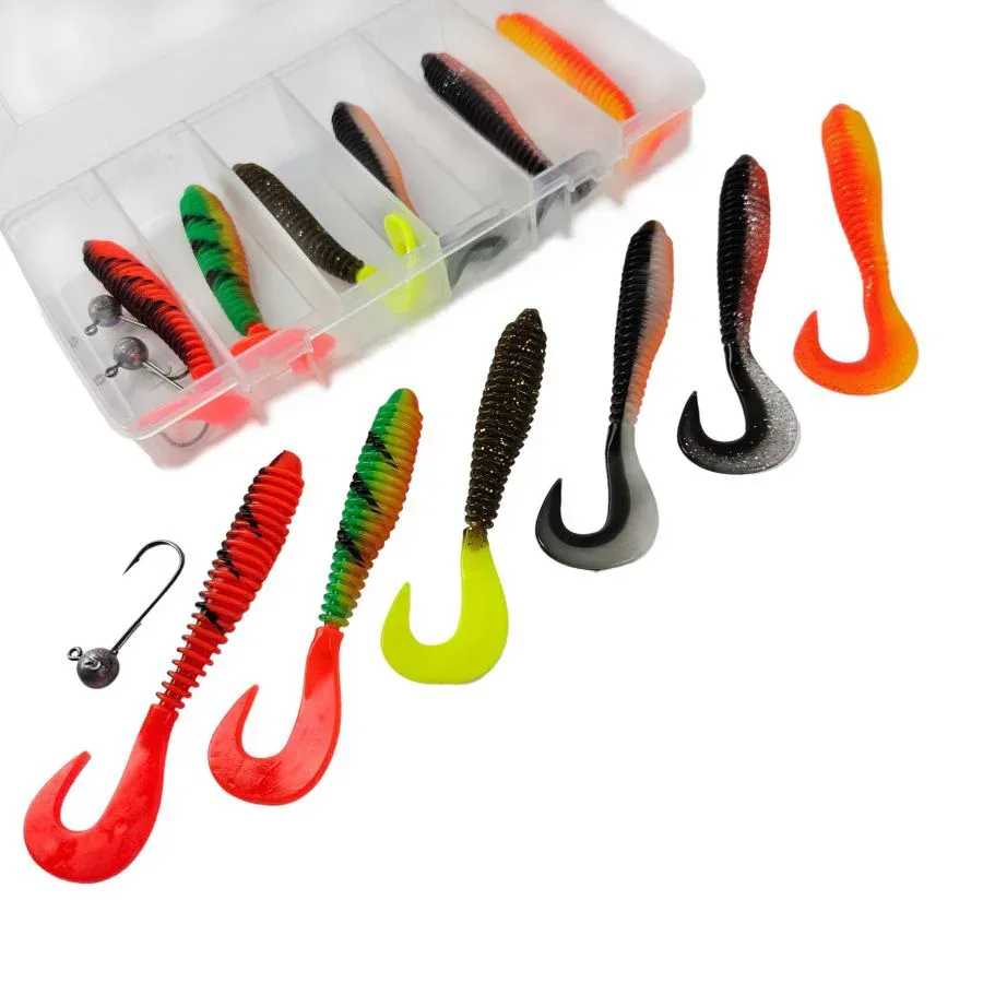 Jasu Kokko 12 cm jigilajitelma 12 kpl + jigipäät
