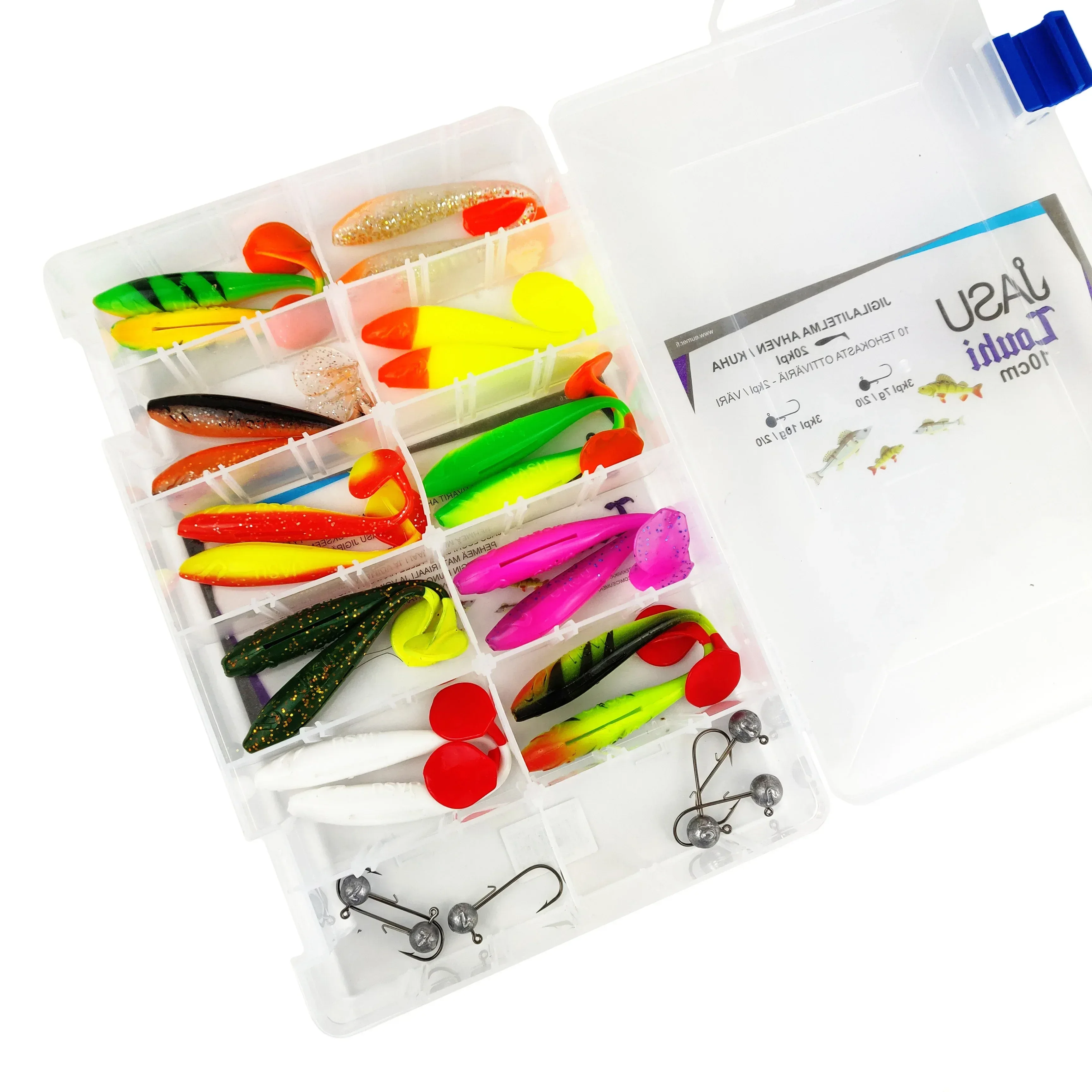 Jasu Louhi jigilajitelma 10cm 20kpl + jigipäät