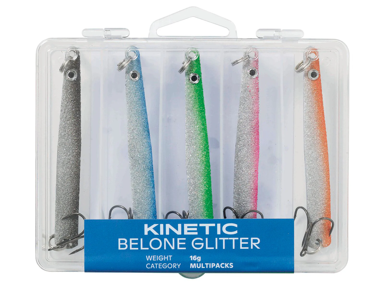 Kinetic Belone Glitter 16 g lusikkauistin 5 kpl/pkt - Image 2