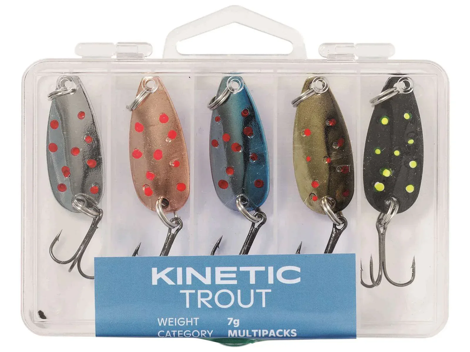 Kinetic Trout 7 g lusikkalajitelma 5 kpl/pkt
