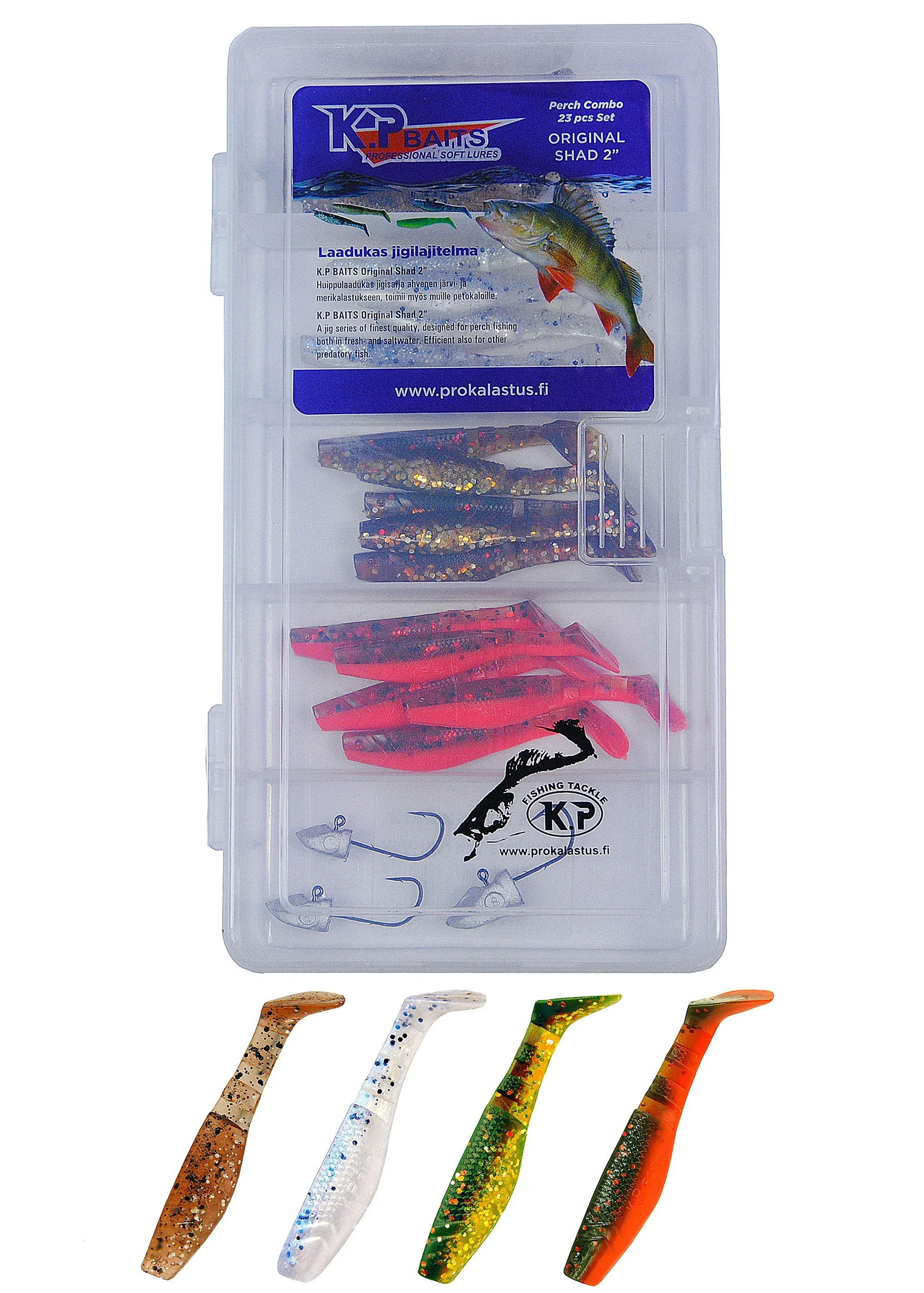 K.P Original Shad 2" jigilajitelma 20 kpl/pkt