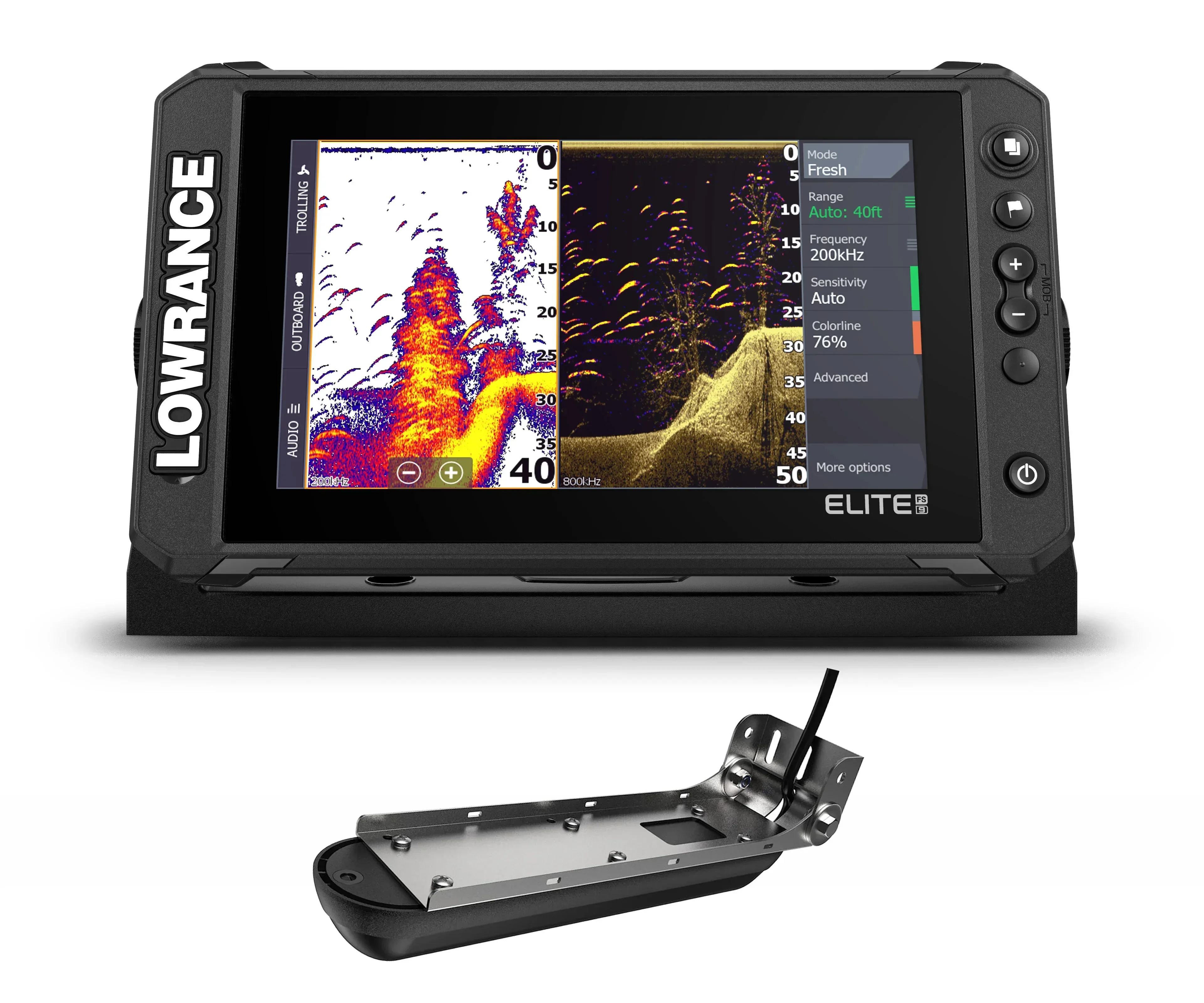 Lowrance Elite FS 9" yhdistelmälaite Active Imaging 3-in-1 anturilla