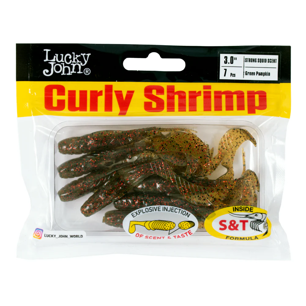 Lucky John Curly Shrimp 7,5 cm jigi 7 kpl/pkt - Image 6