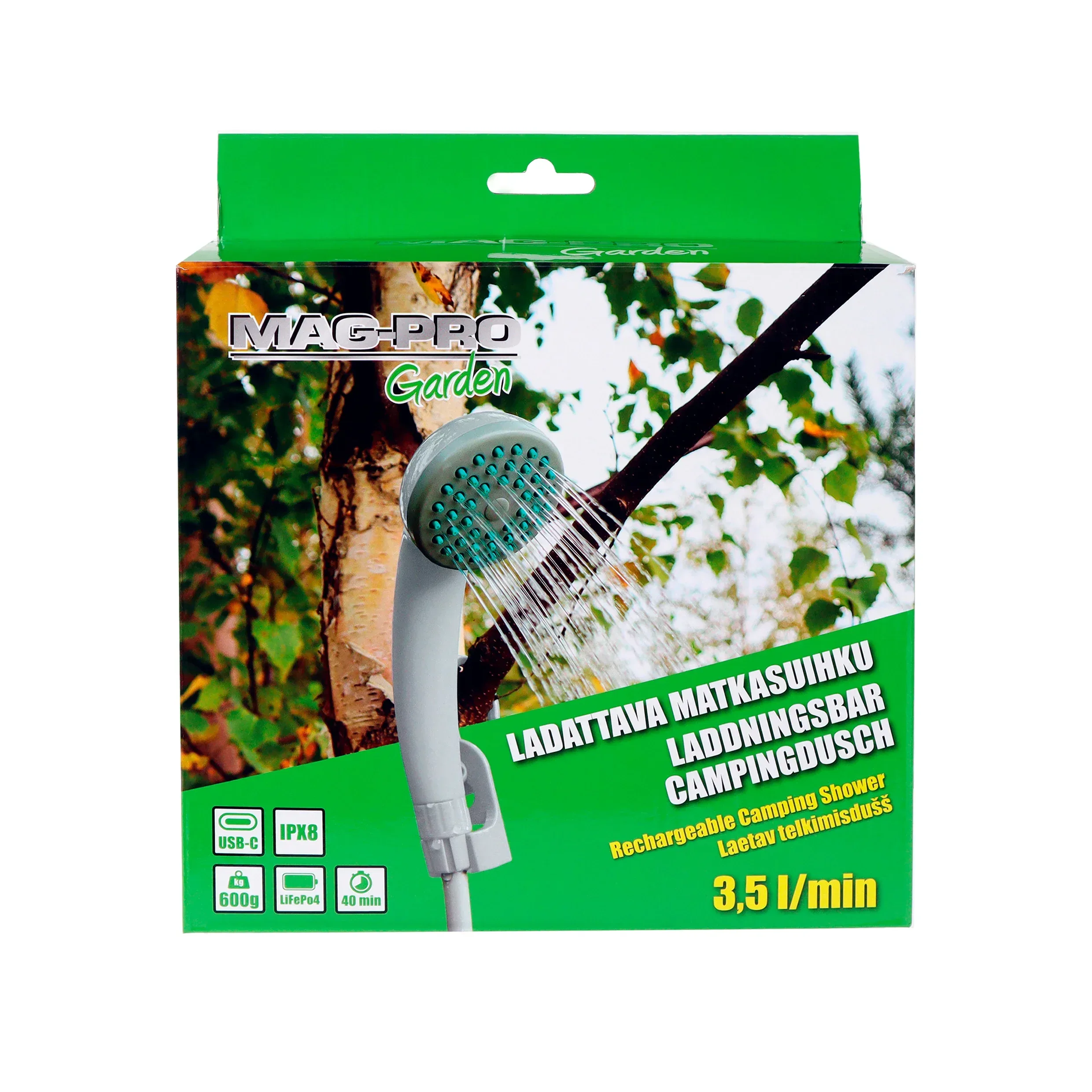 Mag-Pro ladattava retkisuihku - Image 3
