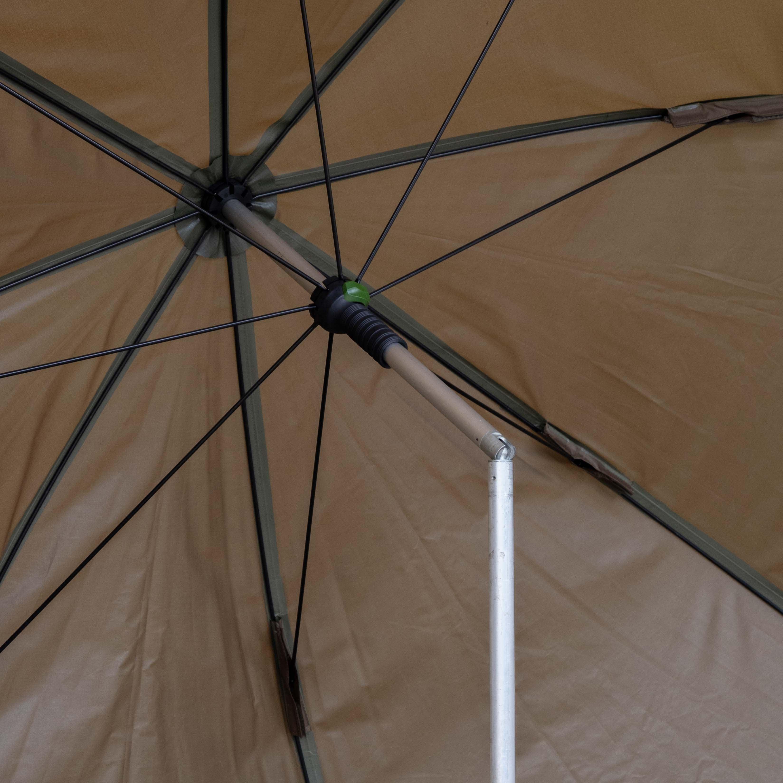 Mikado Fishing Umbrella sivusuojilla ja hyttysverkolla 3 m - Image 5