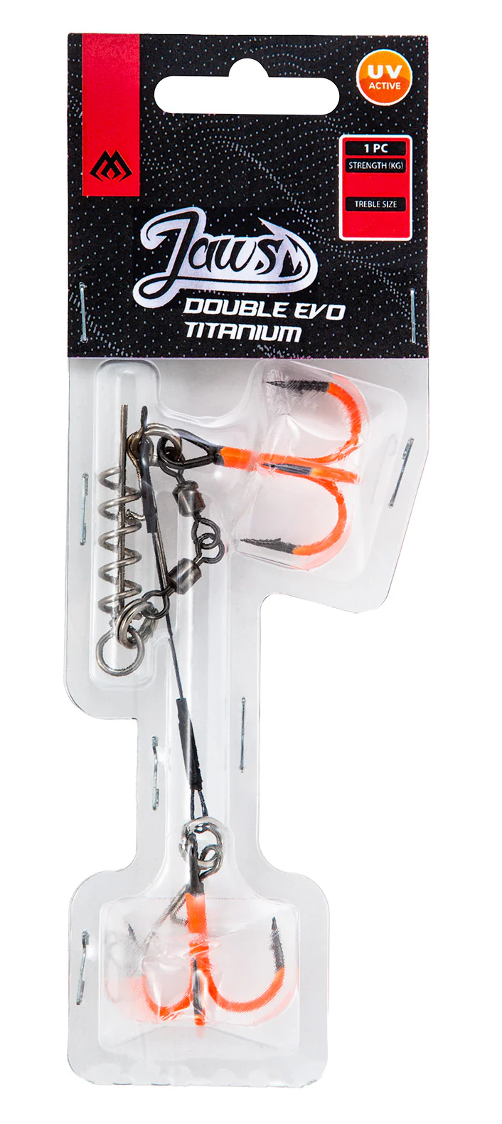 Mikado Jaws Double EVO Titanium UV valmisstinger rigi - Image 2