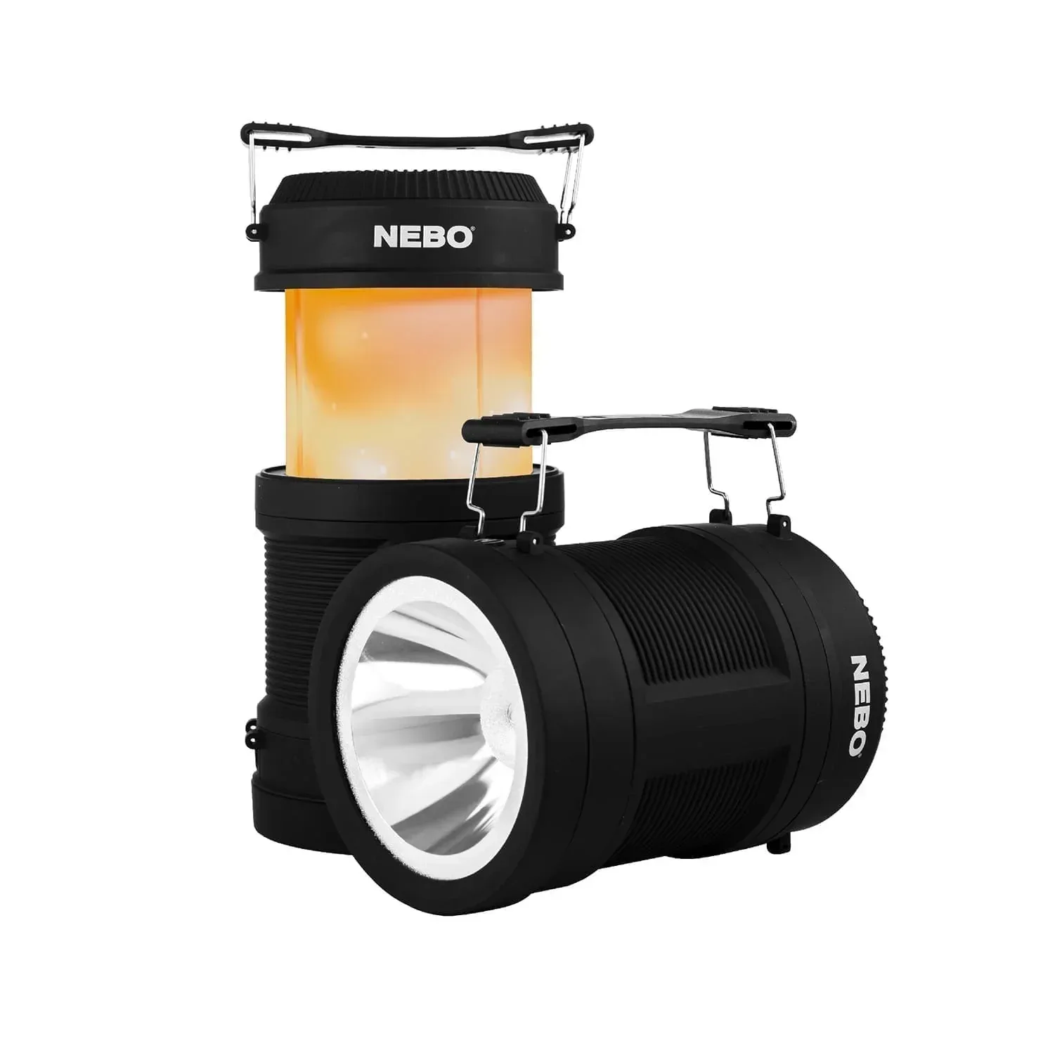 NEBO Big Poppy RC ladattava retkilyhty / taskulamppu 300 + 120 lm + virtapankki