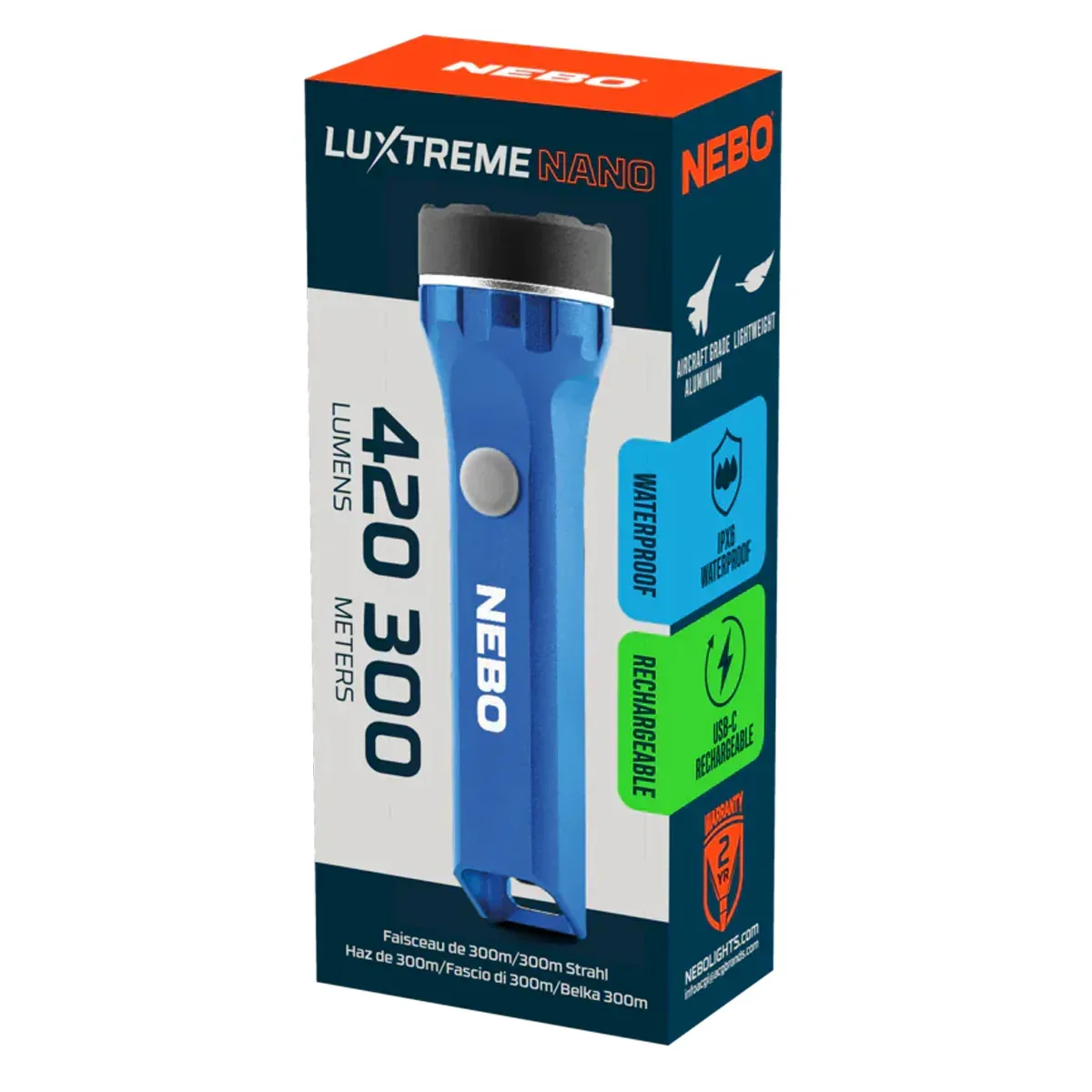 NEBO Luxtreme Nano taskulamppu 420 lm - Image 4