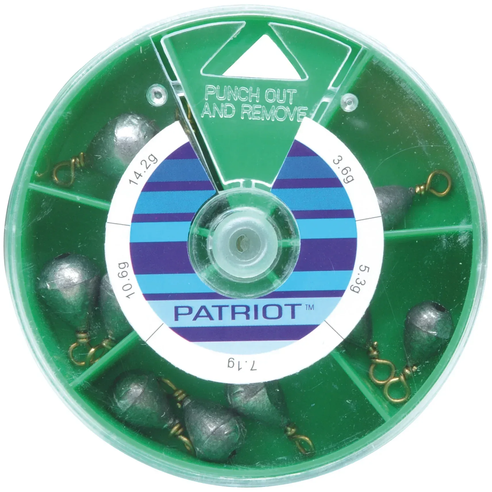Patriot heittopainolajitelma 12 kpl/pkt