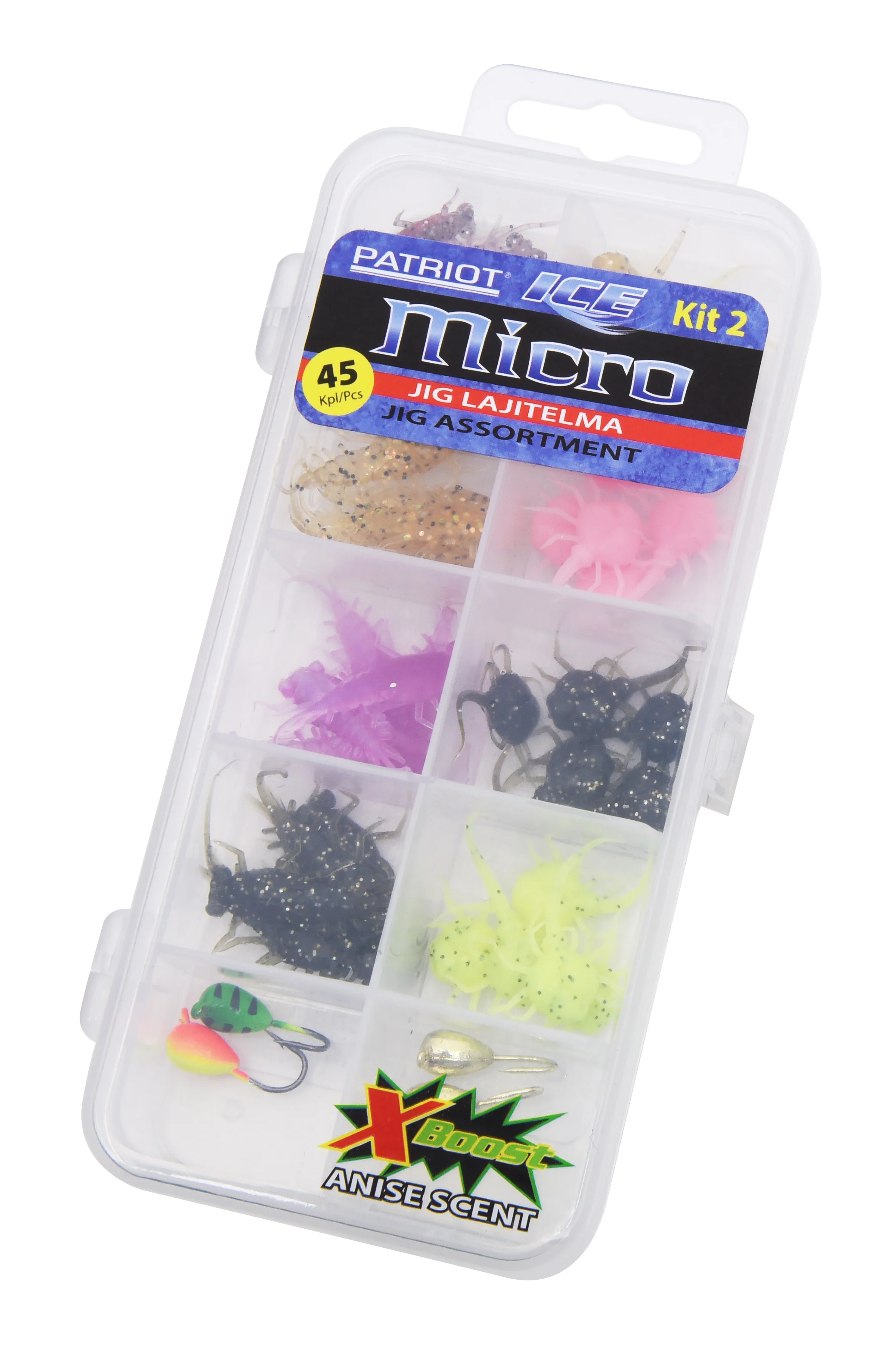 Patriot Ice Micro pilkkijigilajitelma 2 45 kpl/pkt - Image 3